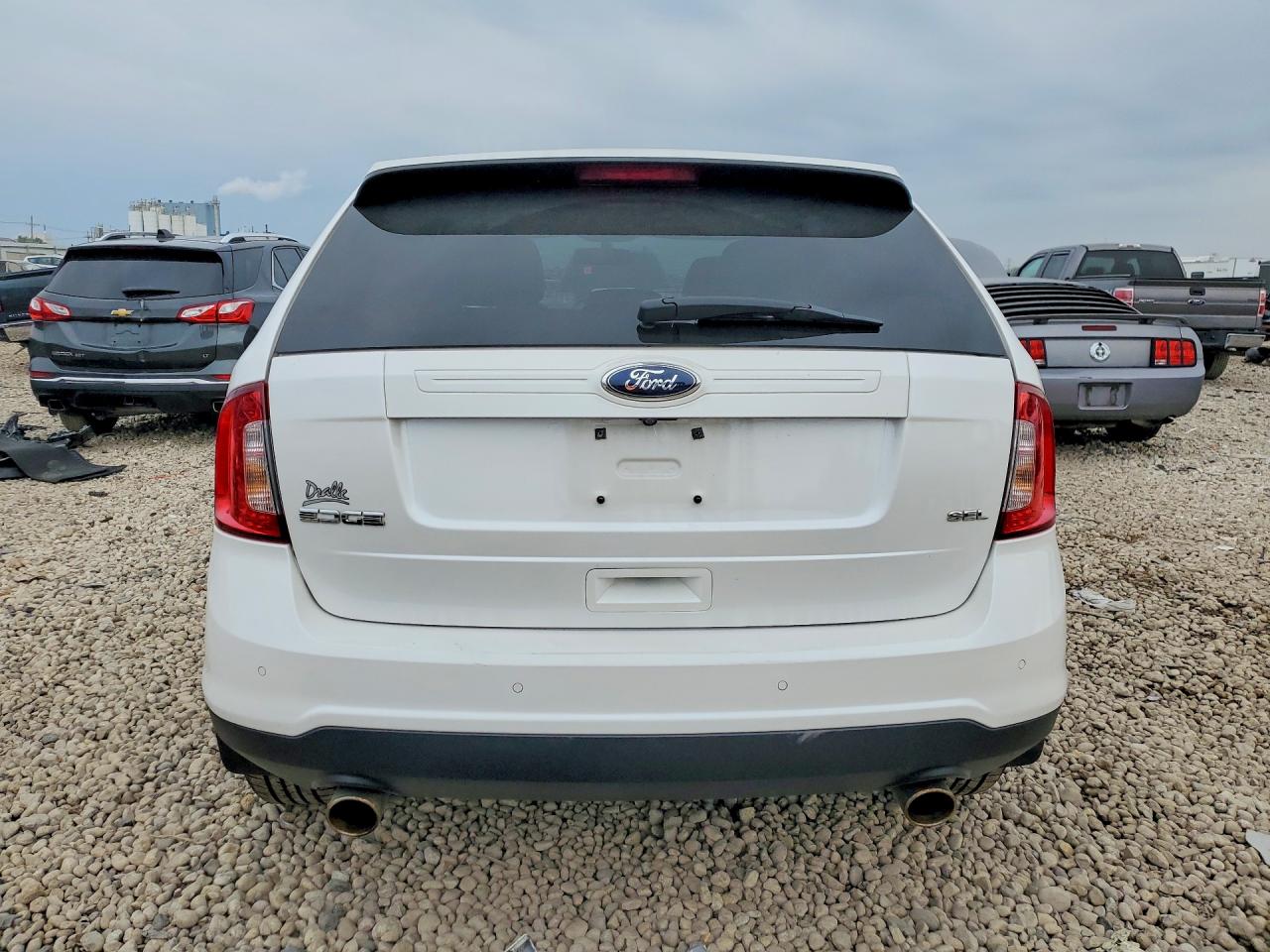 2014 Ford Edge Sel Белый vin: 2FMDK3JC3EBA24350