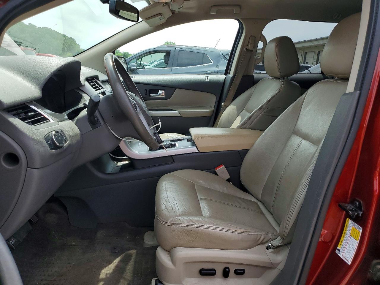 2014 Ford Edge Sel Red vin: 2FMDK3JC3EBB62325