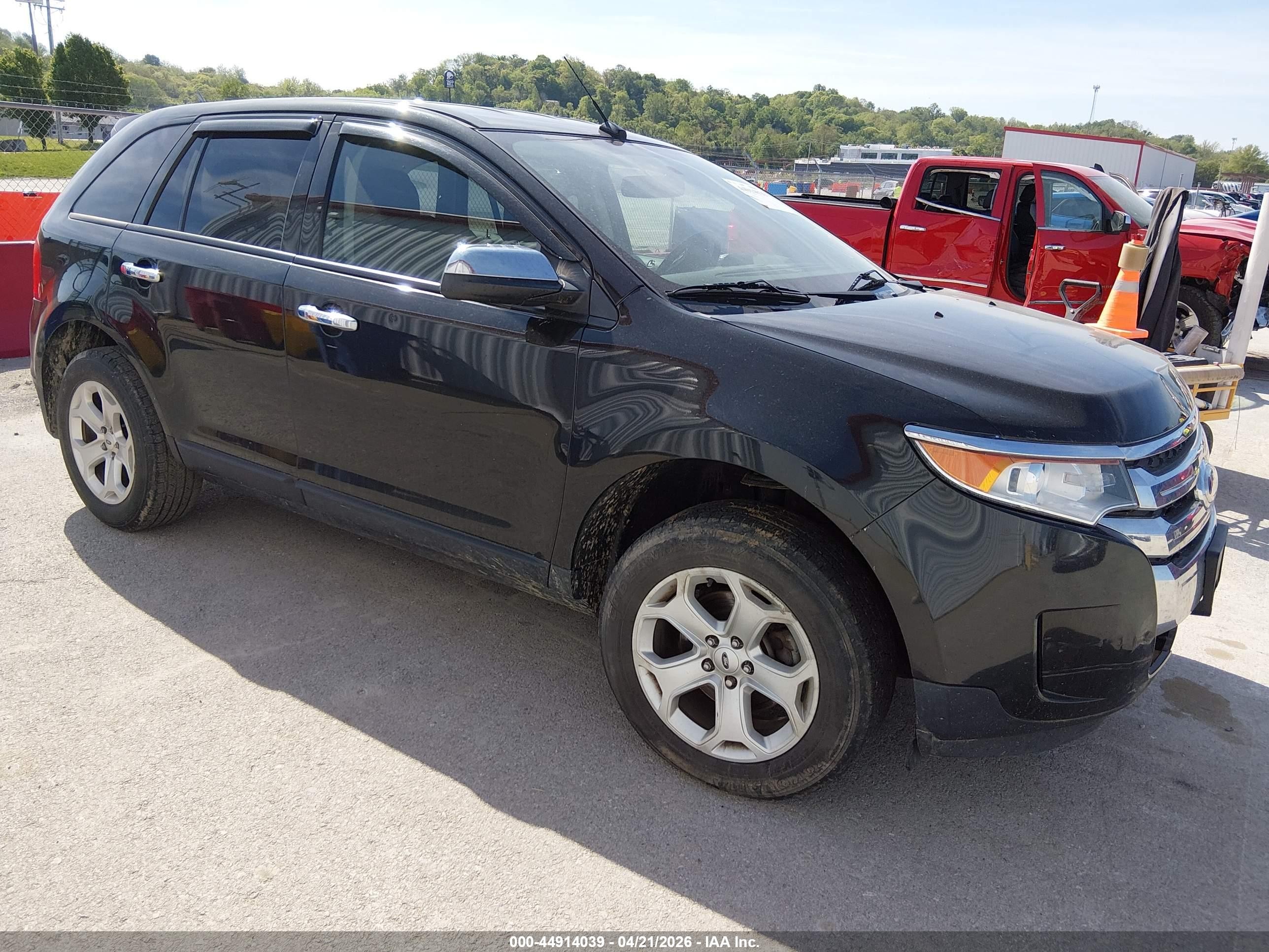 2014 Ford Edge Sel Black vin: 2FMDK3JC3EBB62826