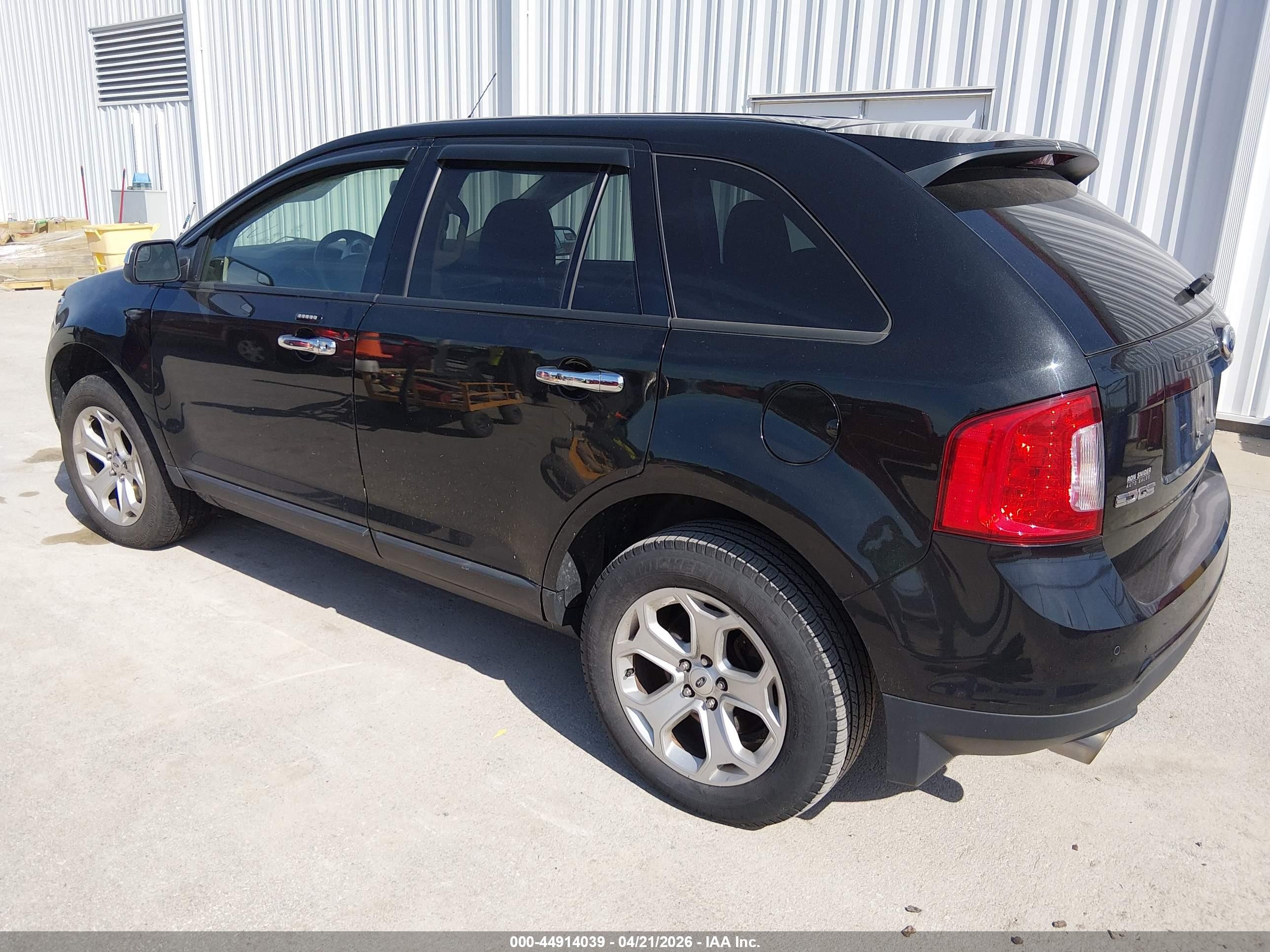 2014 Ford Edge Sel Black vin: 2FMDK3JC3EBB62826