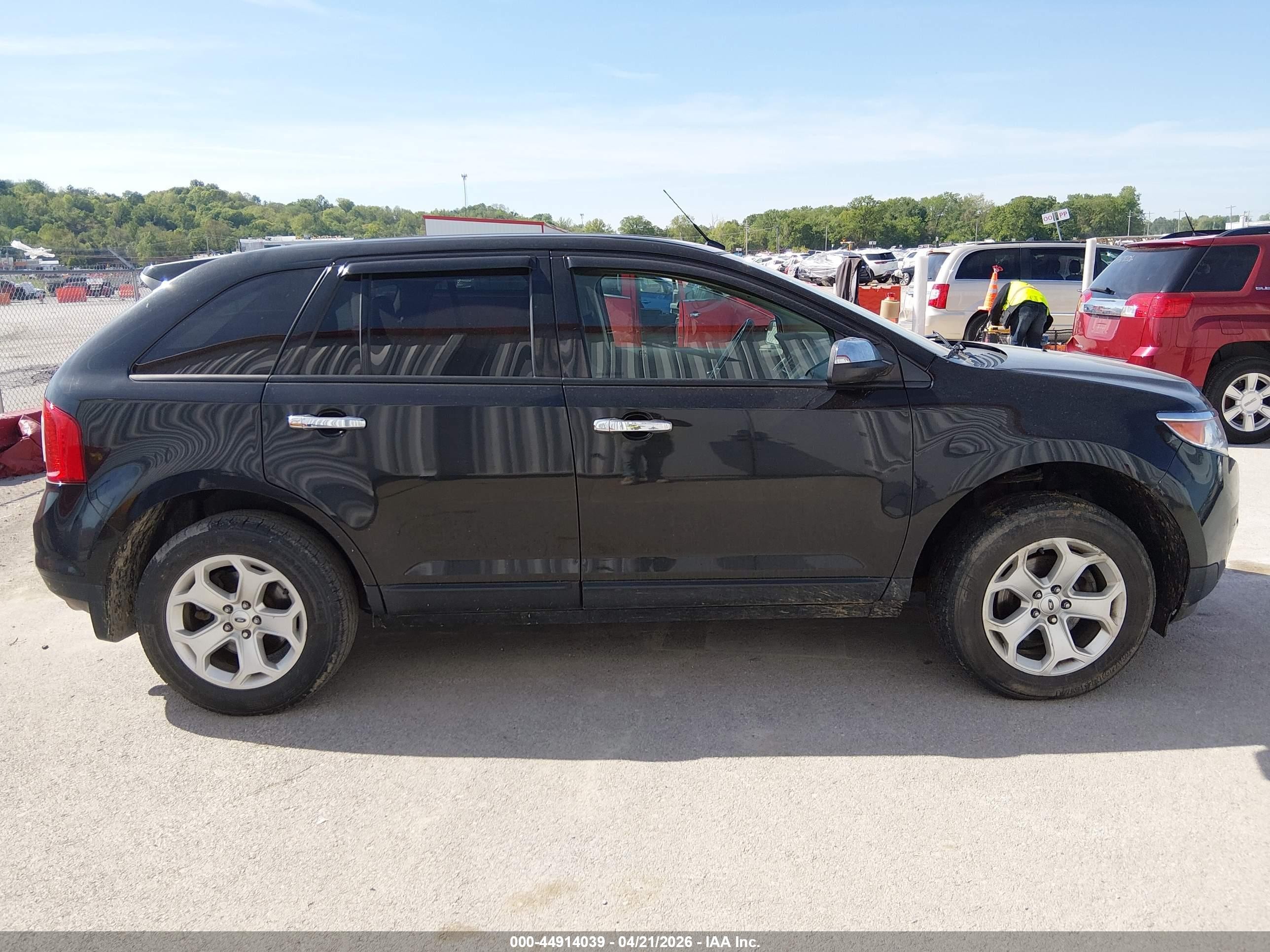 2014 Ford Edge Sel Black vin: 2FMDK3JC3EBB62826