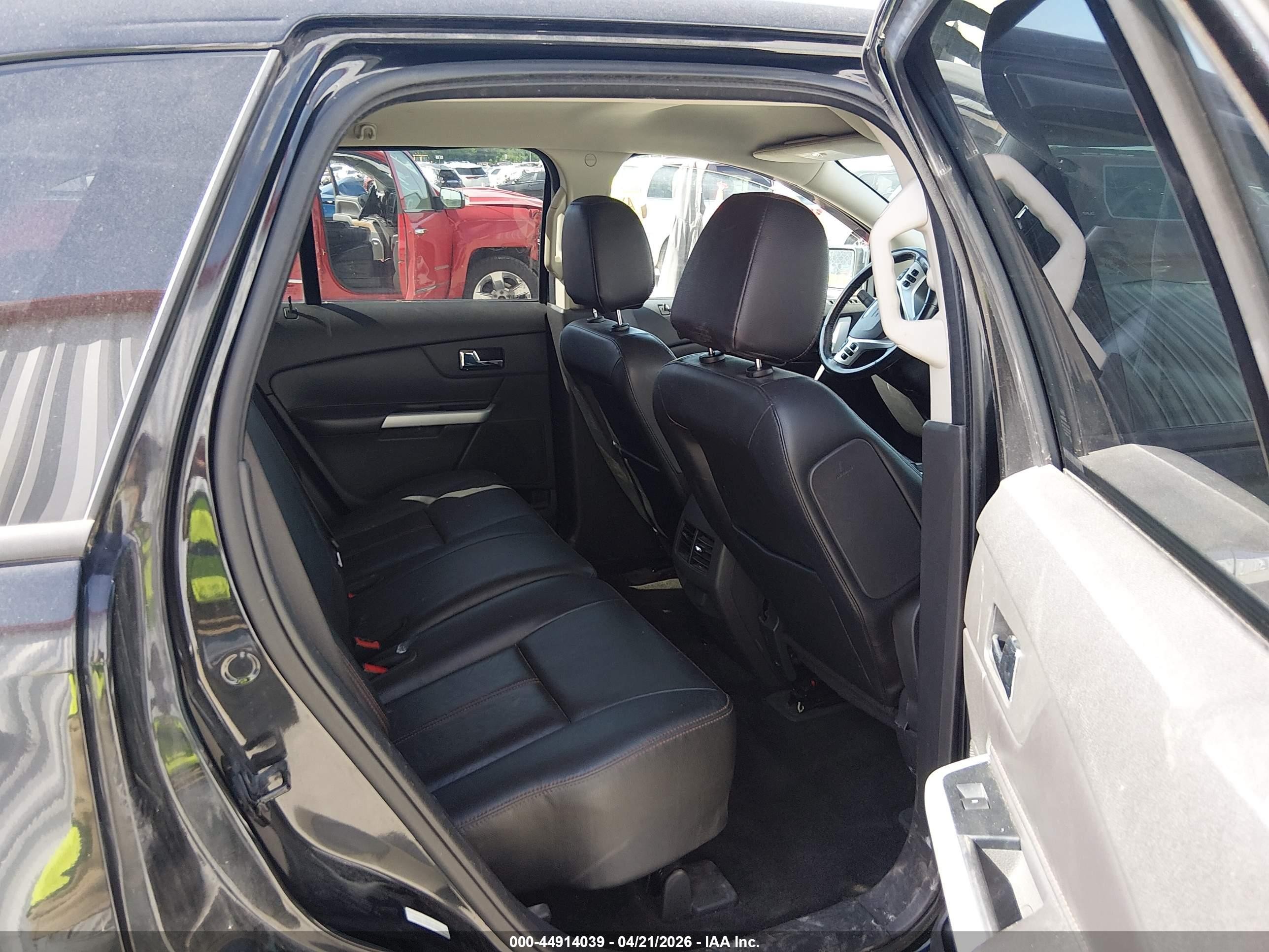 2014 Ford Edge Sel Black vin: 2FMDK3JC3EBB62826