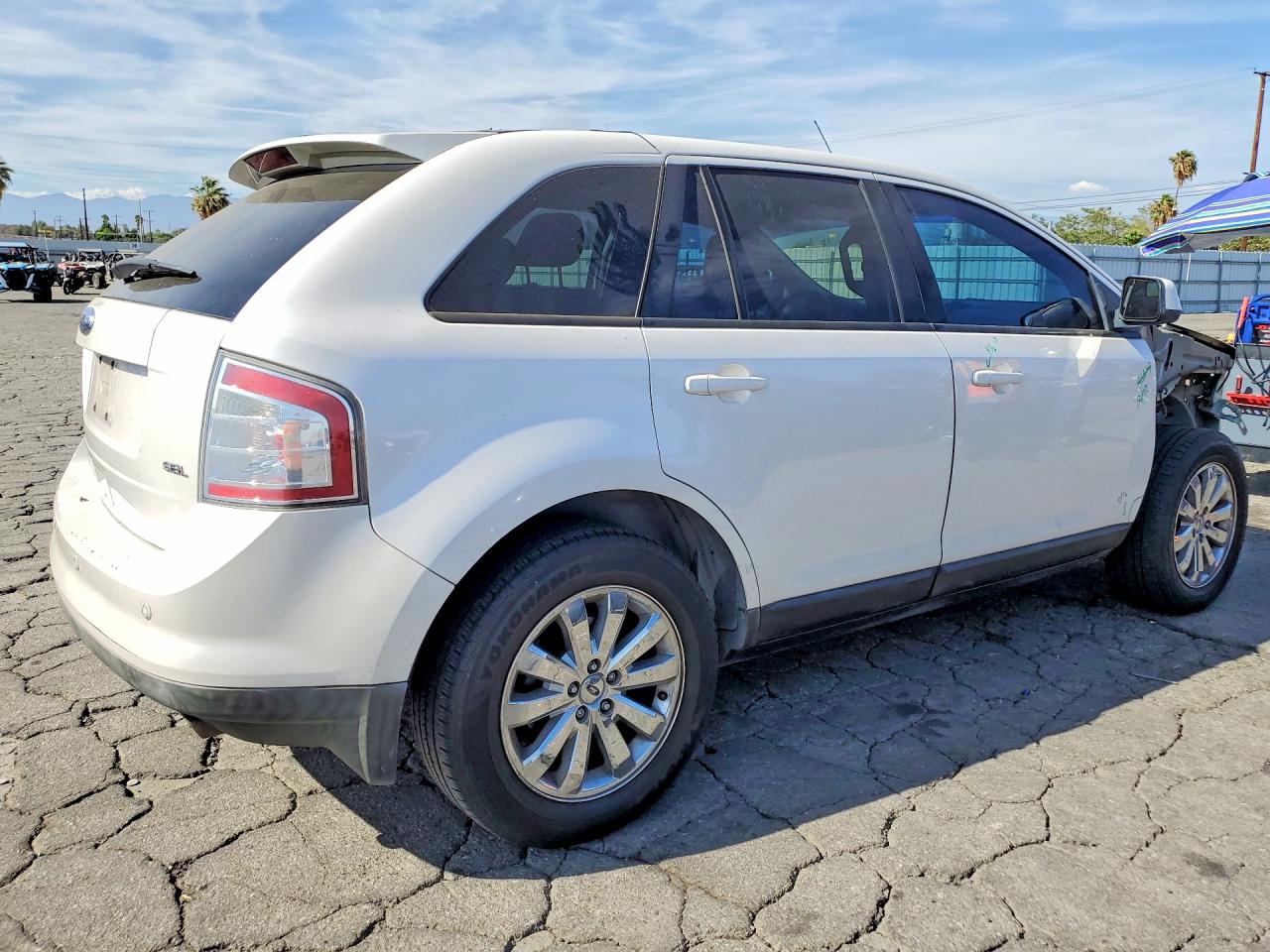 2010 Ford Edge Sel White vin: 2FMDK3JC4ABA13285