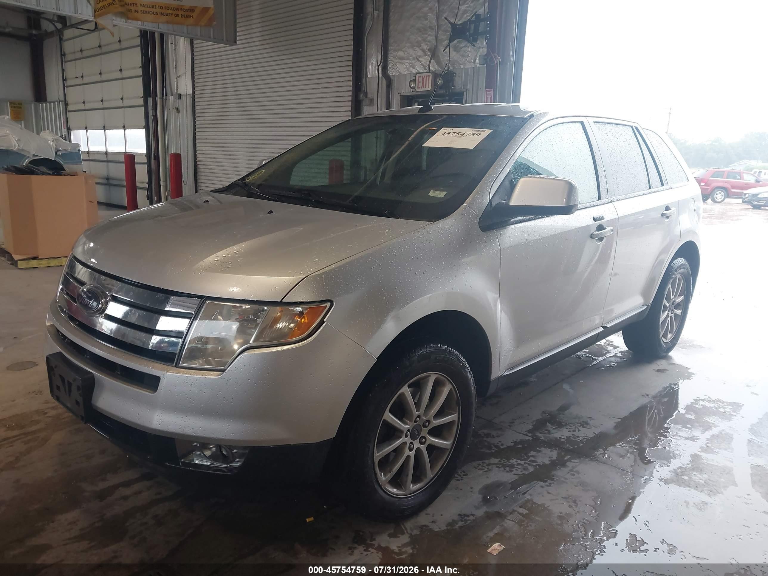 2010 Ford Edge Sel Silver vin: 2FMDK3JC4ABB07599