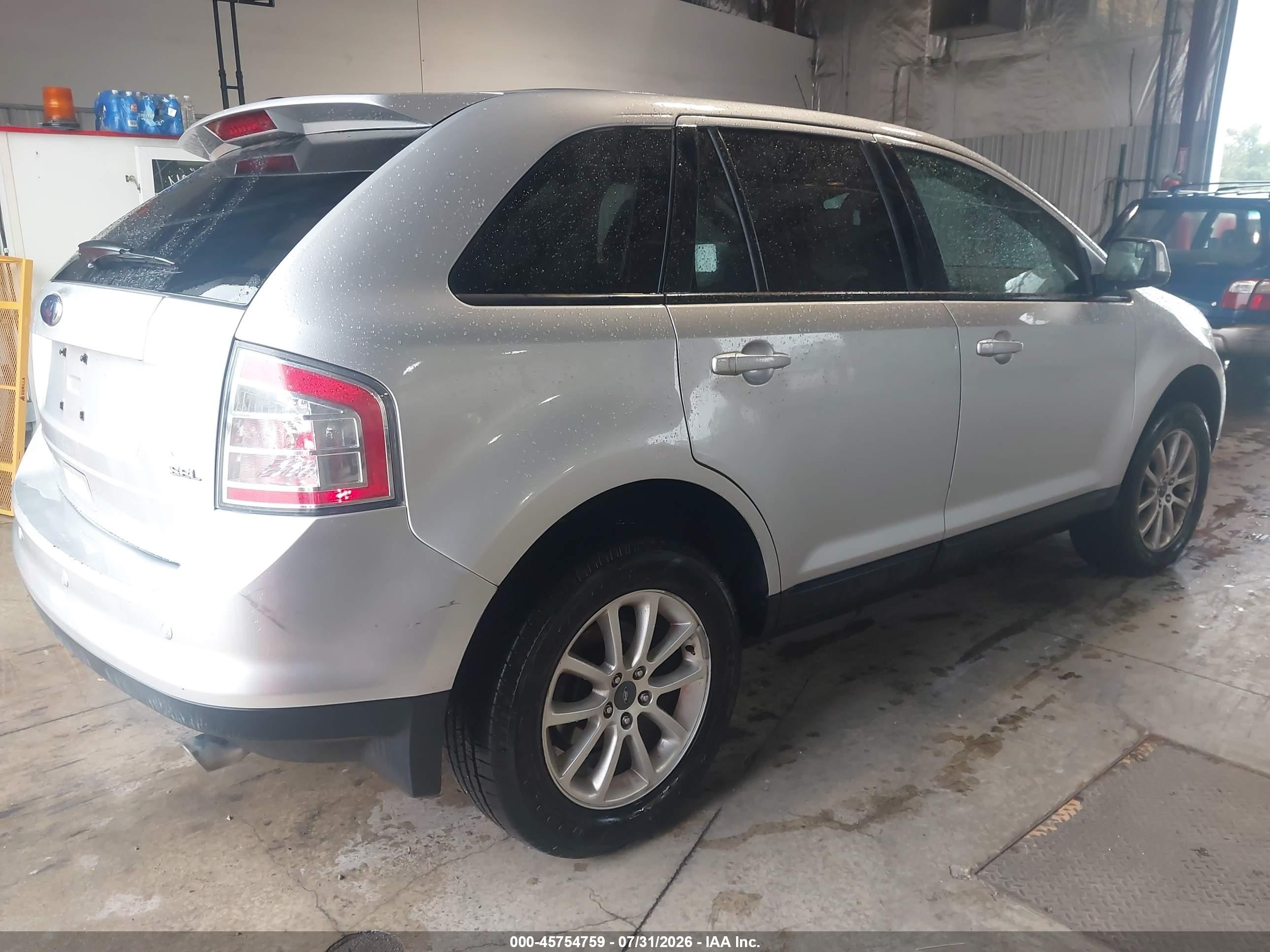 2010 Ford Edge Sel Silver vin: 2FMDK3JC4ABB07599