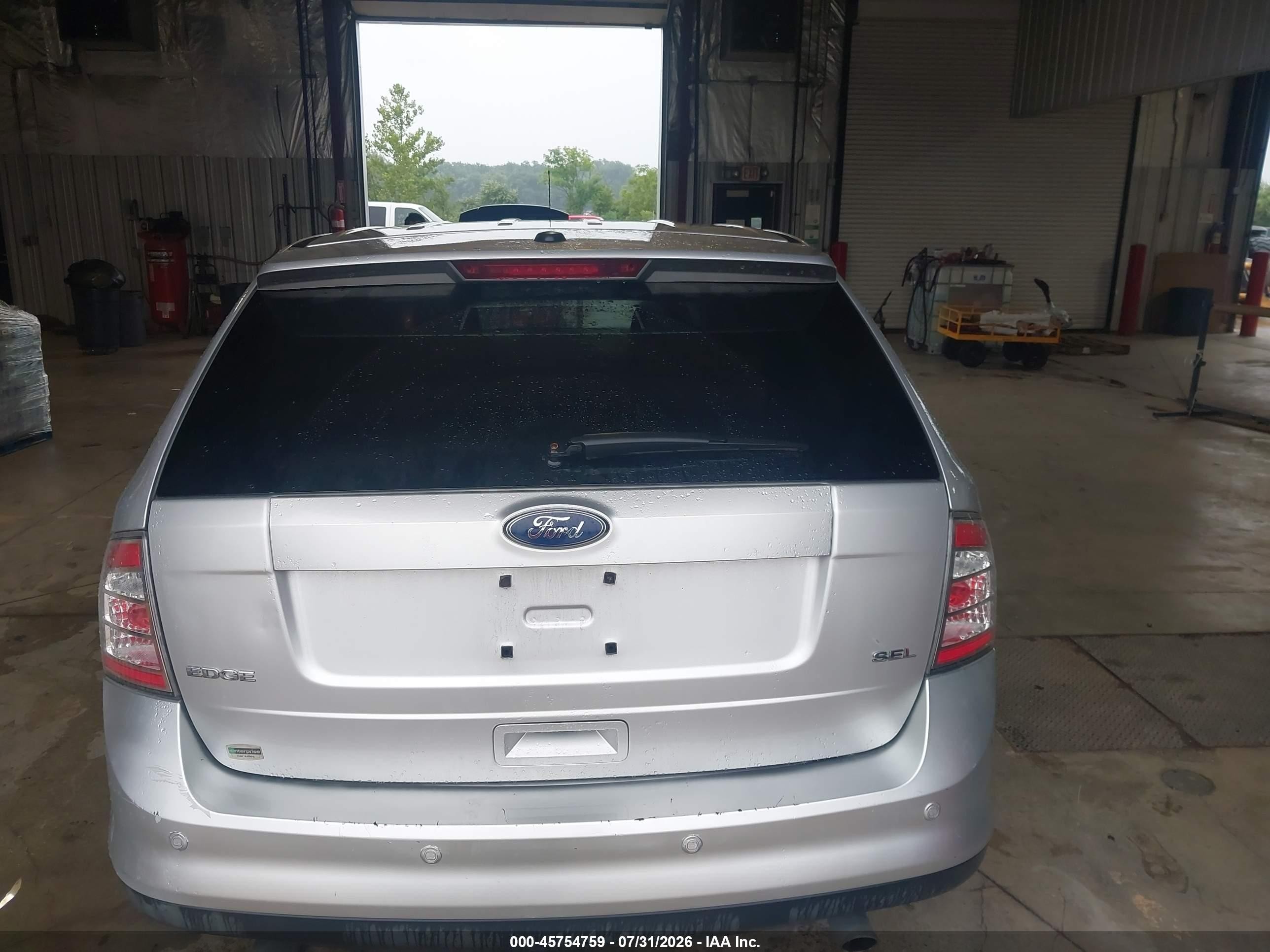 2010 Ford Edge Sel Silver vin: 2FMDK3JC4ABB07599
