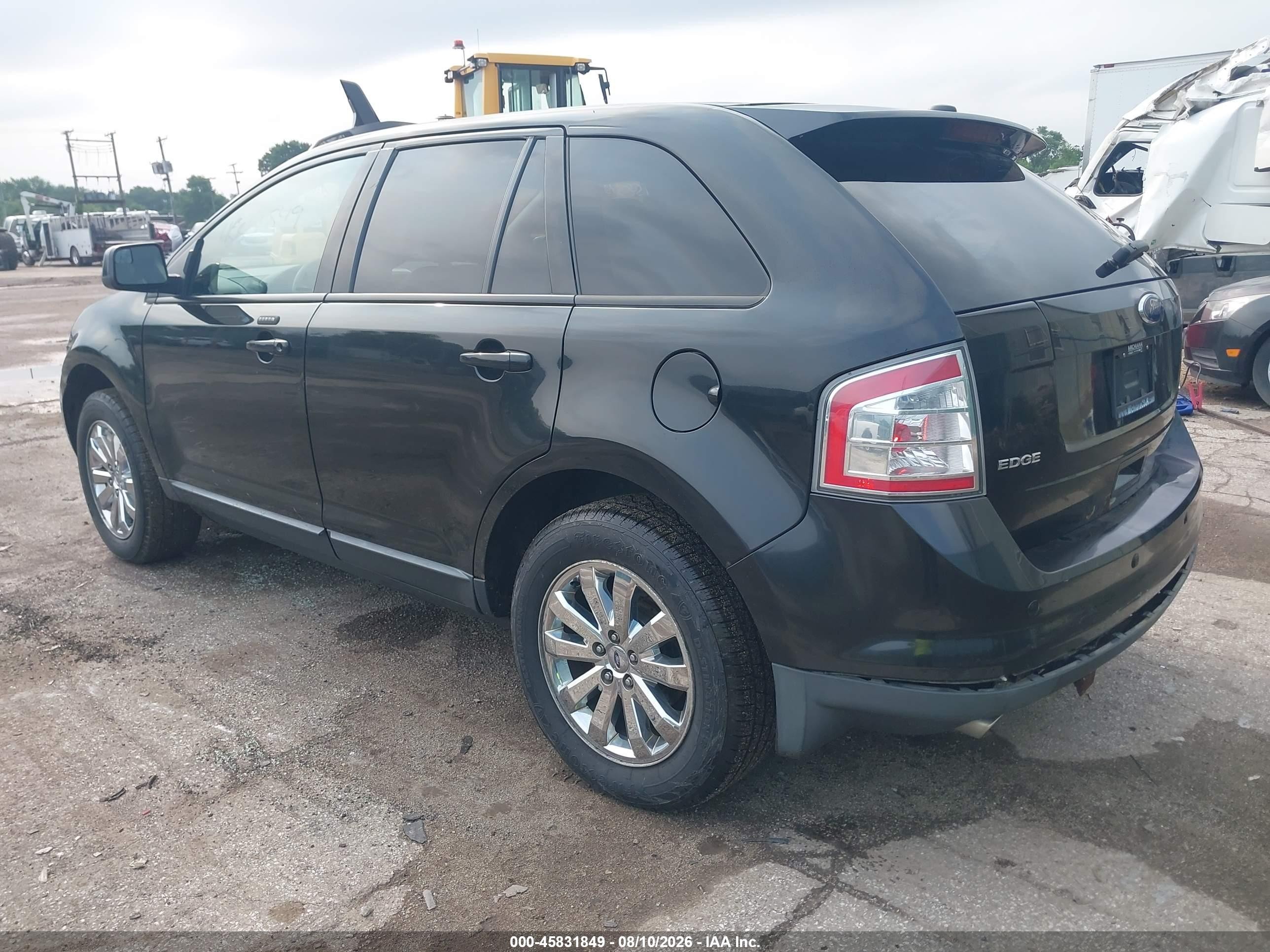 2010 Ford Edge Sel Black vin: 2FMDK3JC4ABB11815