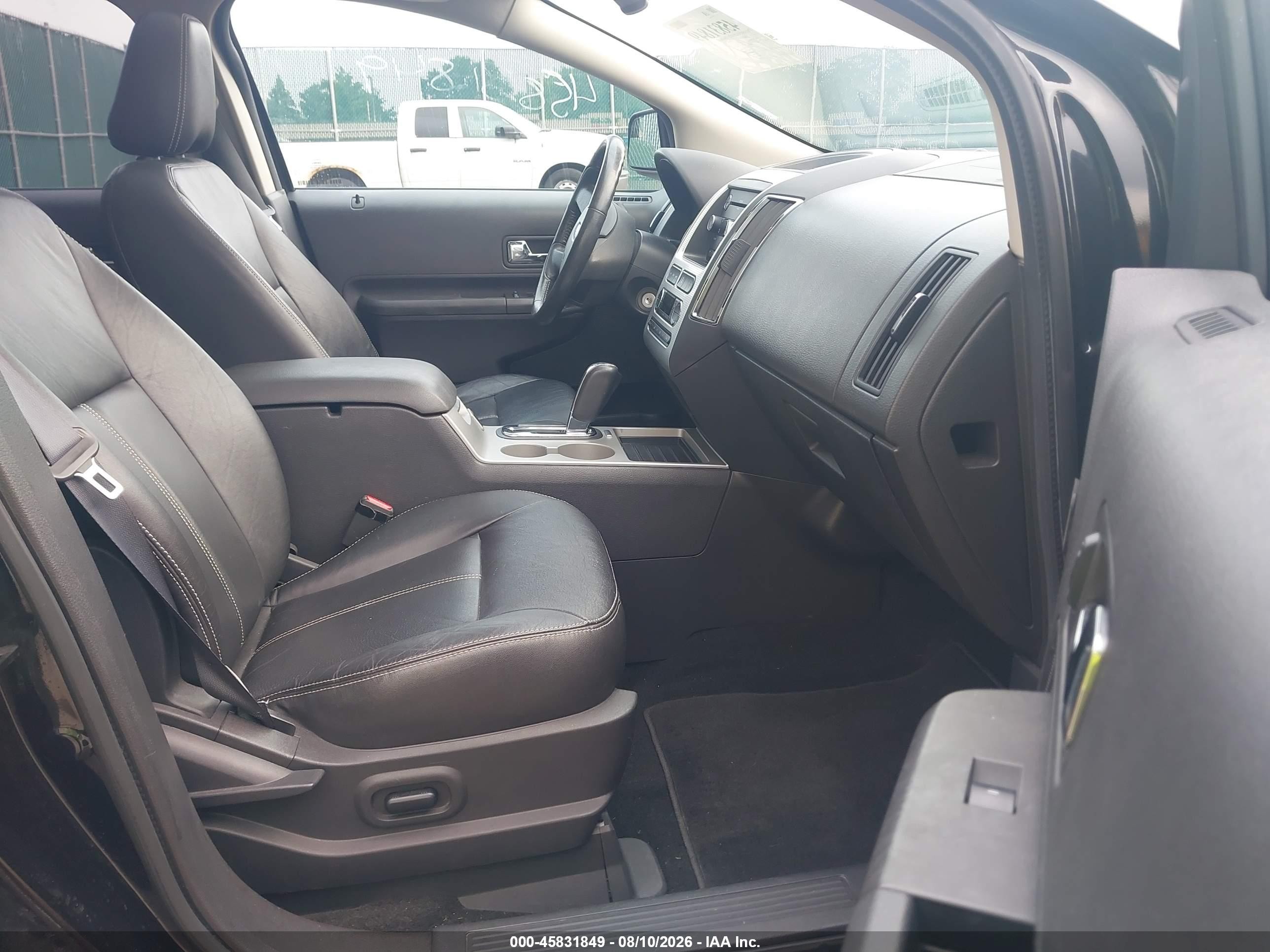 2010 Ford Edge Sel Black vin: 2FMDK3JC4ABB11815