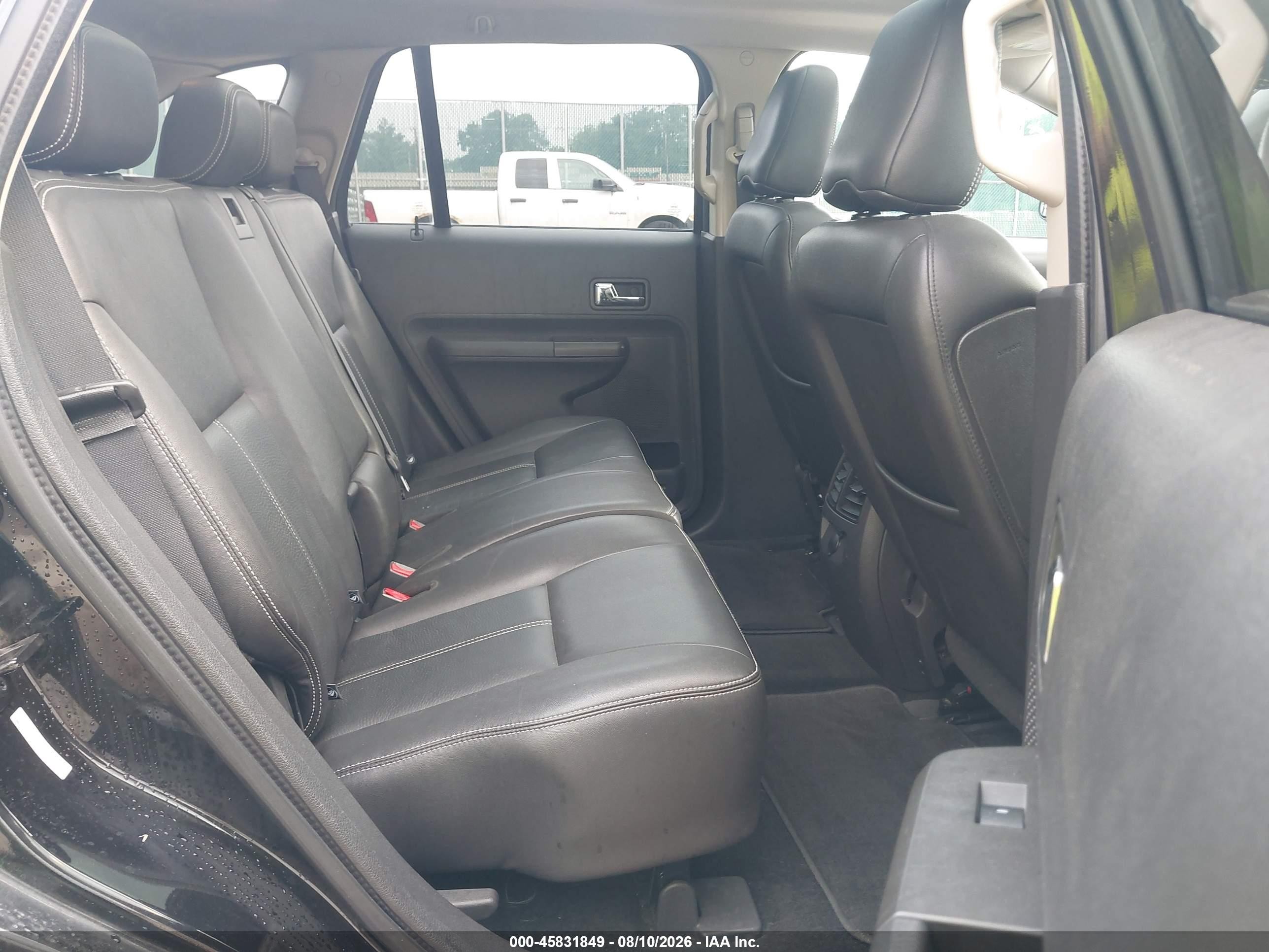 2010 Ford Edge Sel Black vin: 2FMDK3JC4ABB11815