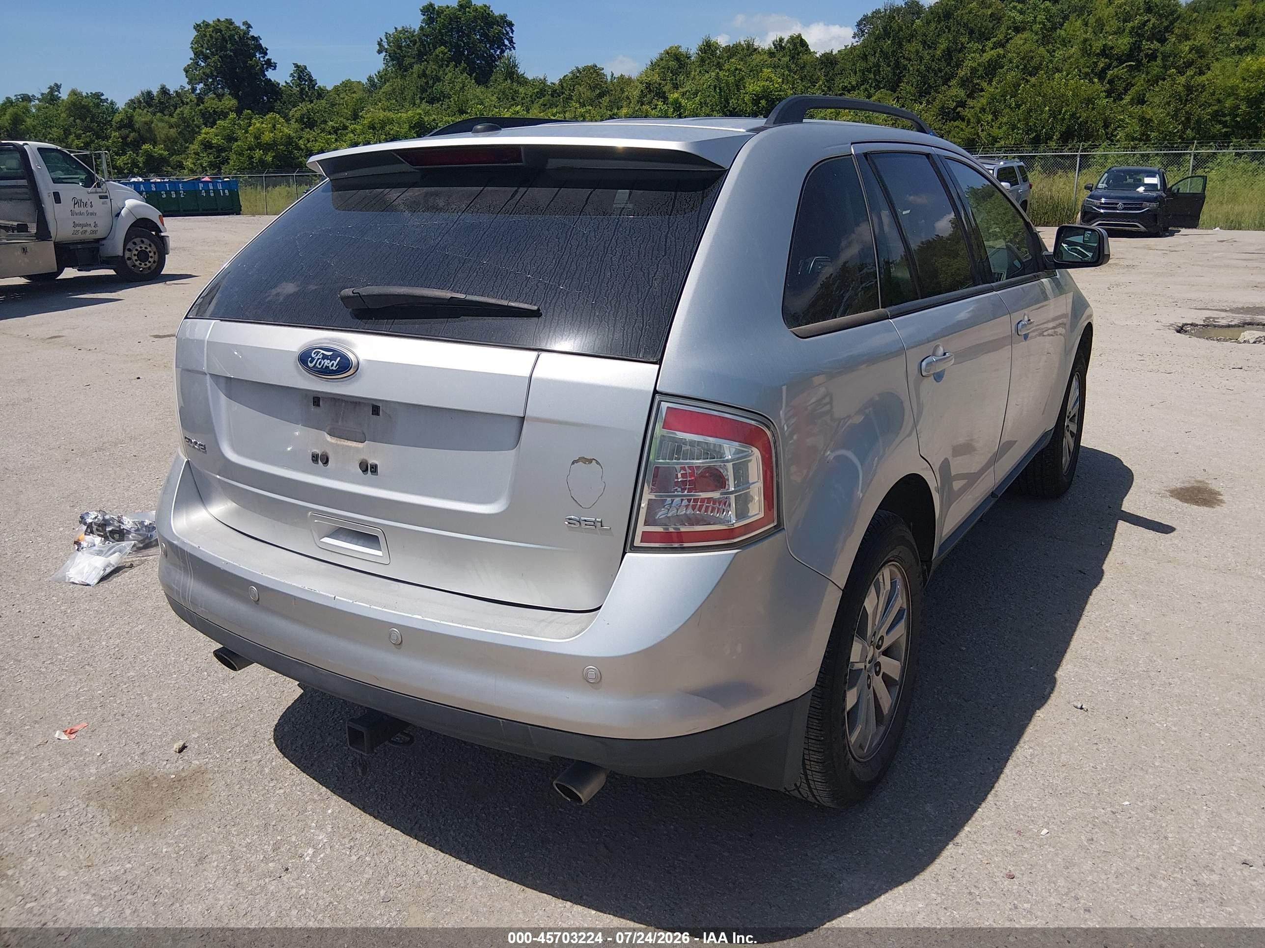 2010 Ford Edge Sel Silver vin: 2FMDK3JC4ABB64403