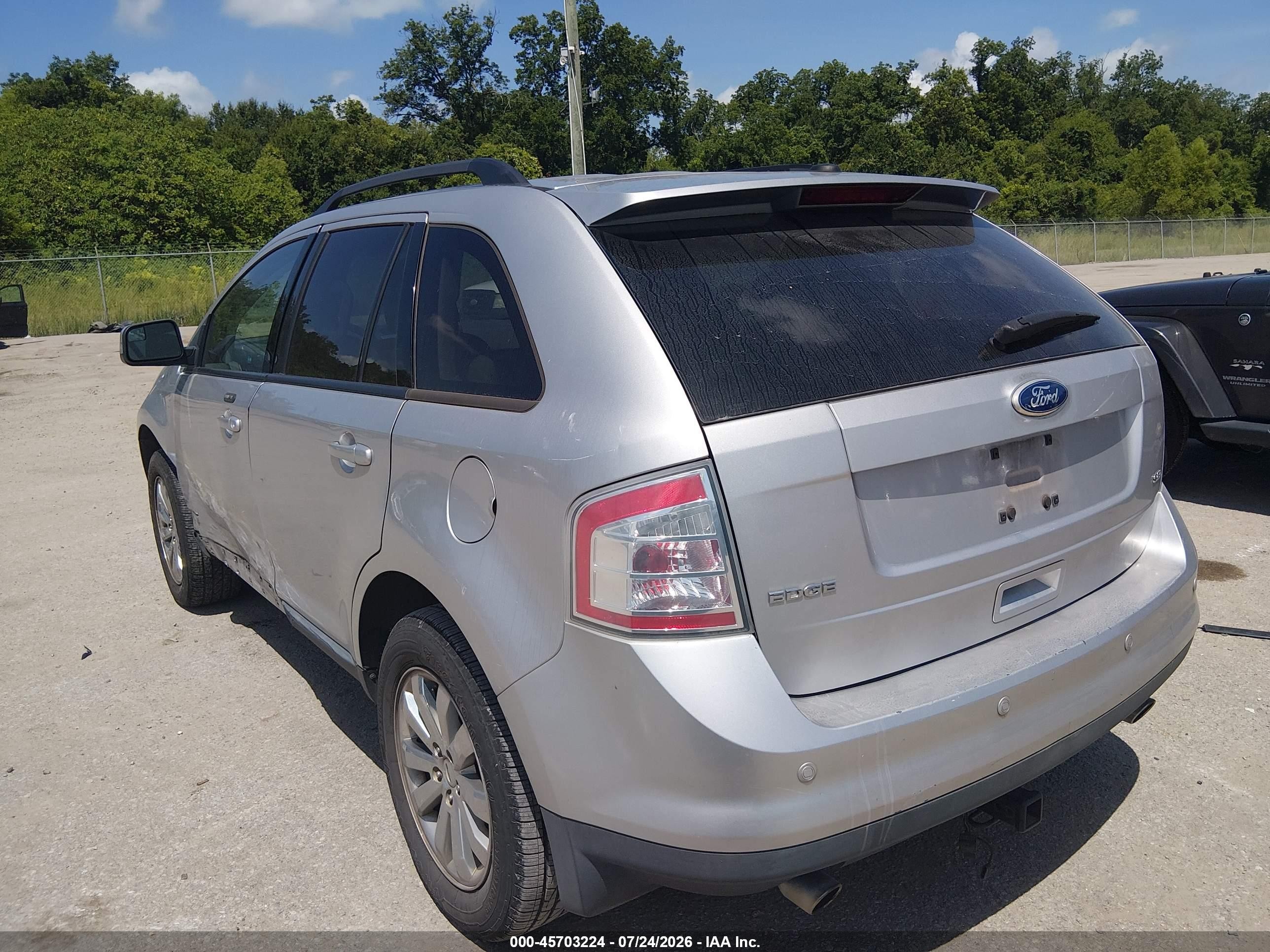 2010 Ford Edge Sel Silver vin: 2FMDK3JC4ABB64403