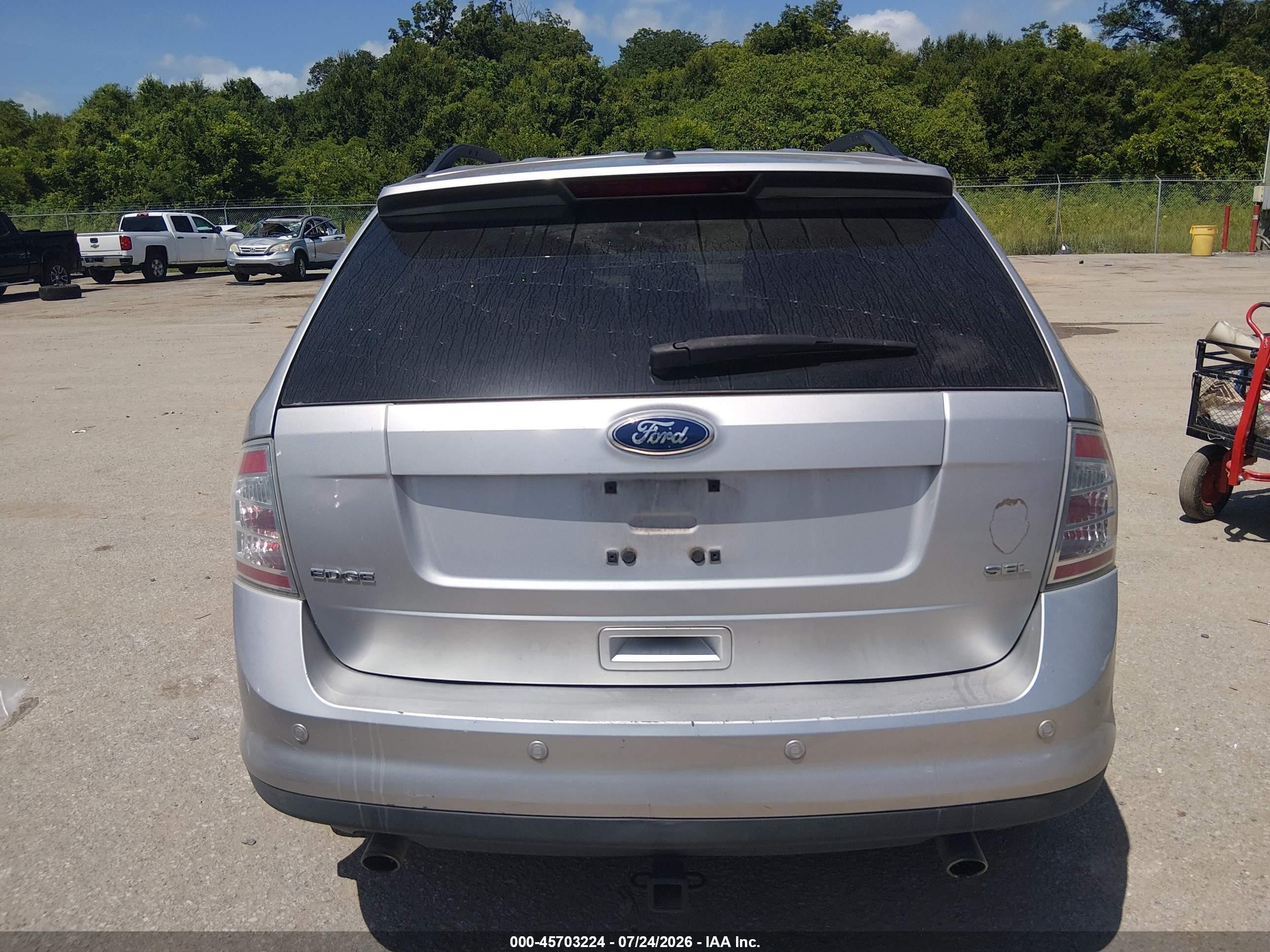 2010 Ford Edge Sel Silver vin: 2FMDK3JC4ABB64403