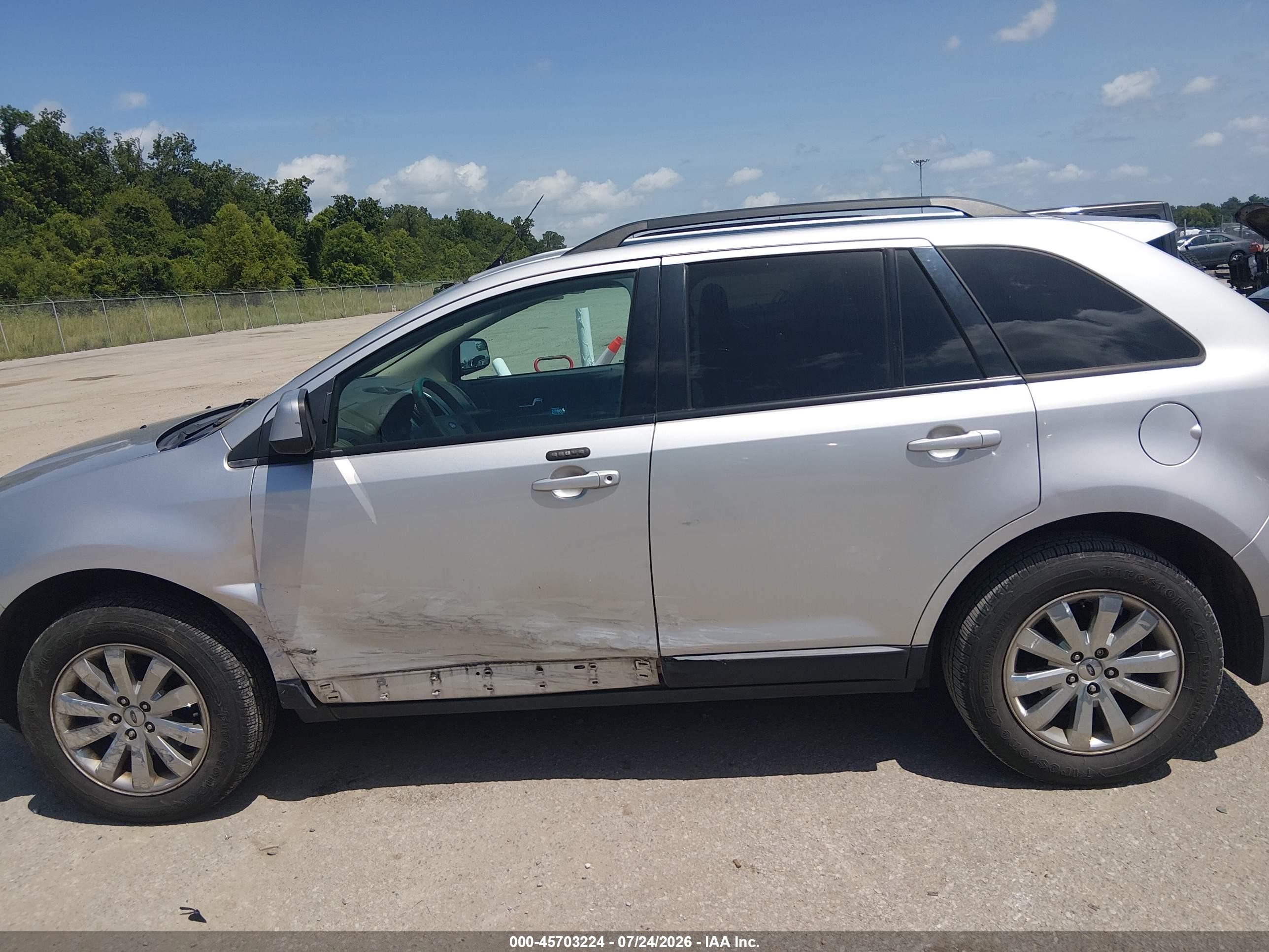 2010 Ford Edge Sel Silver vin: 2FMDK3JC4ABB64403