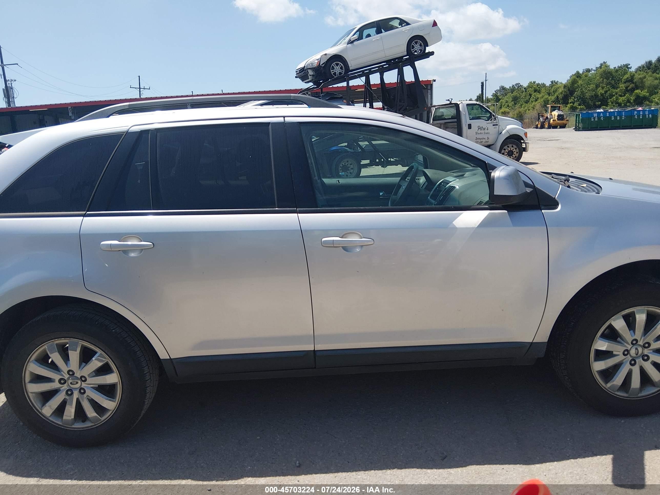 2010 Ford Edge Sel Silver vin: 2FMDK3JC4ABB64403