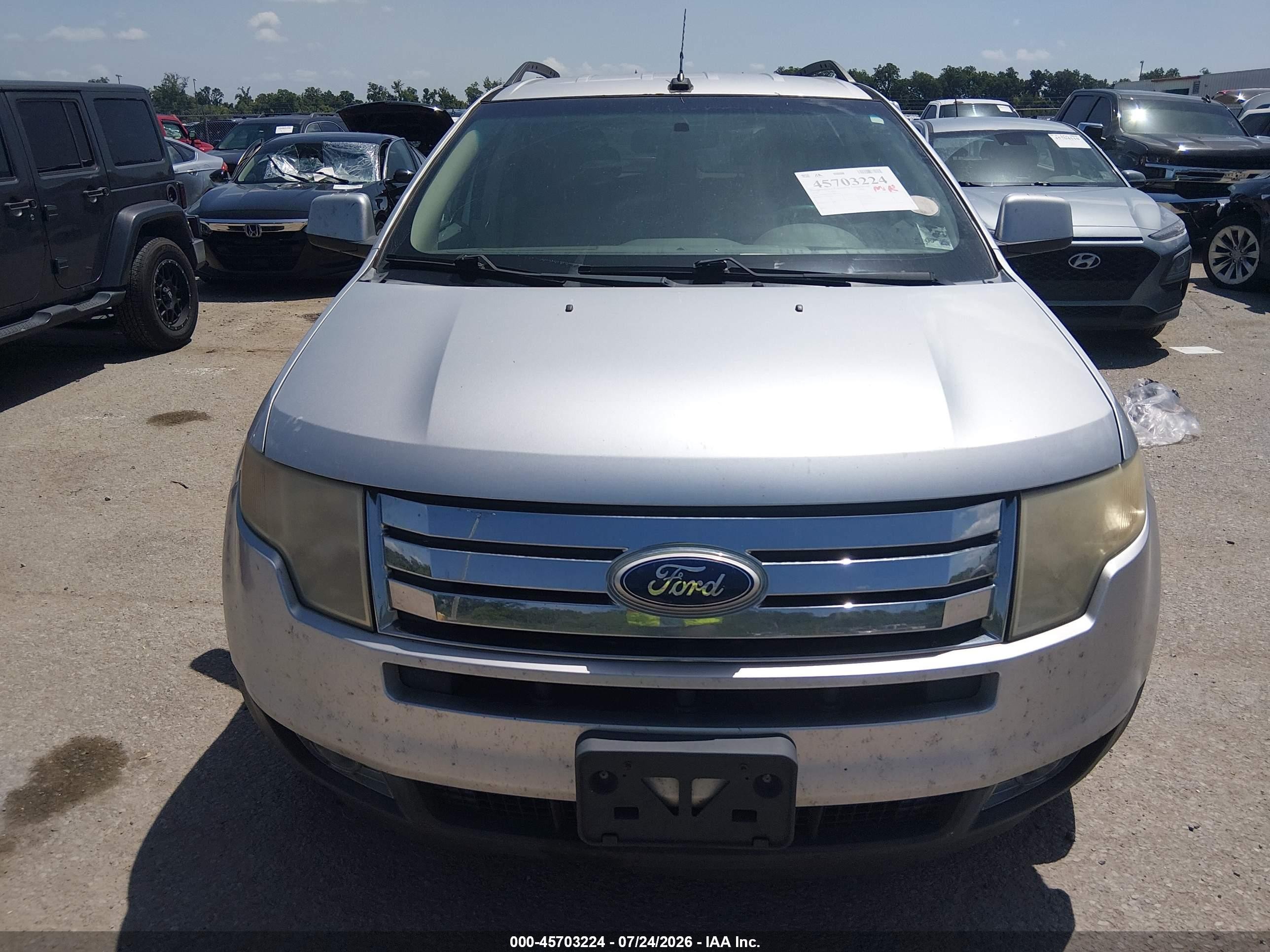 2010 Ford Edge Sel Silver vin: 2FMDK3JC4ABB64403