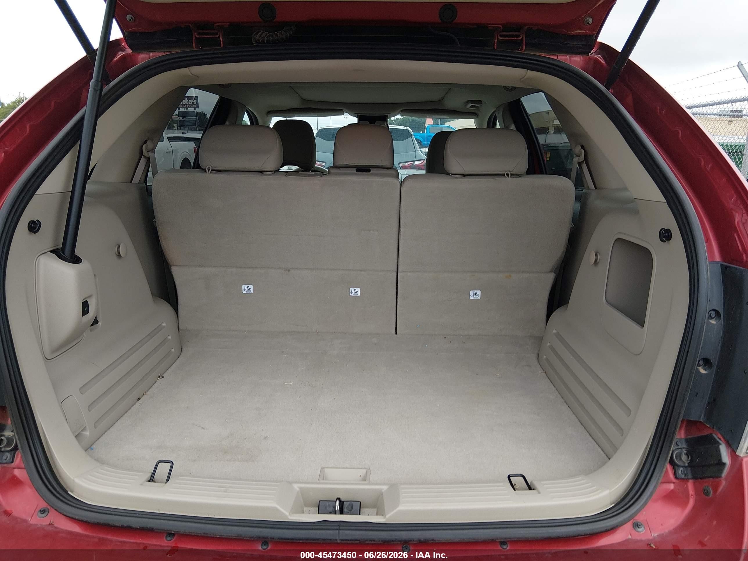 2010 Ford Edge Sel Red vin: 2FMDK3JC4ABB77197
