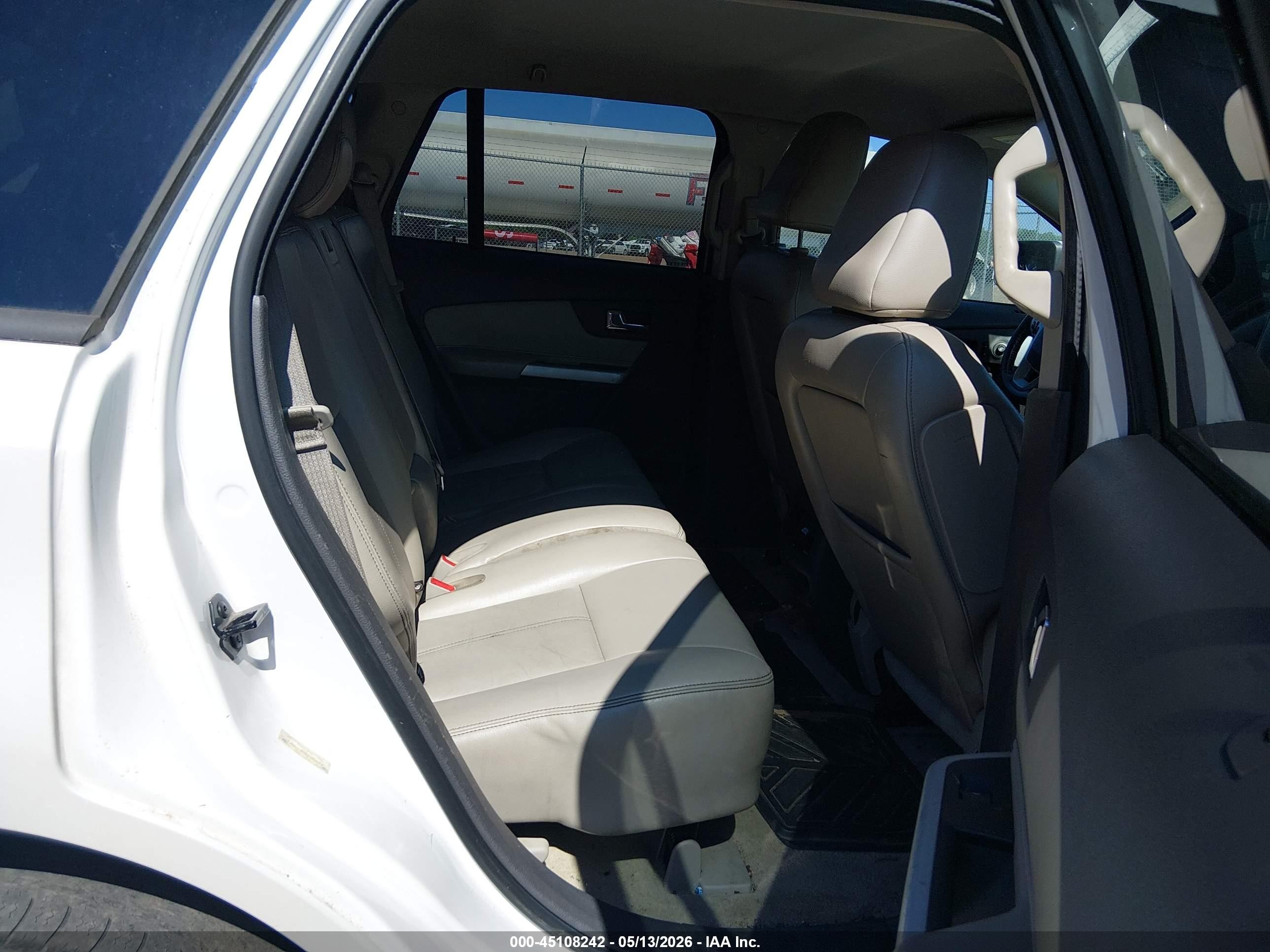 2011 Ford Edge Sel White vin: 2FMDK3JC4BBA30833
