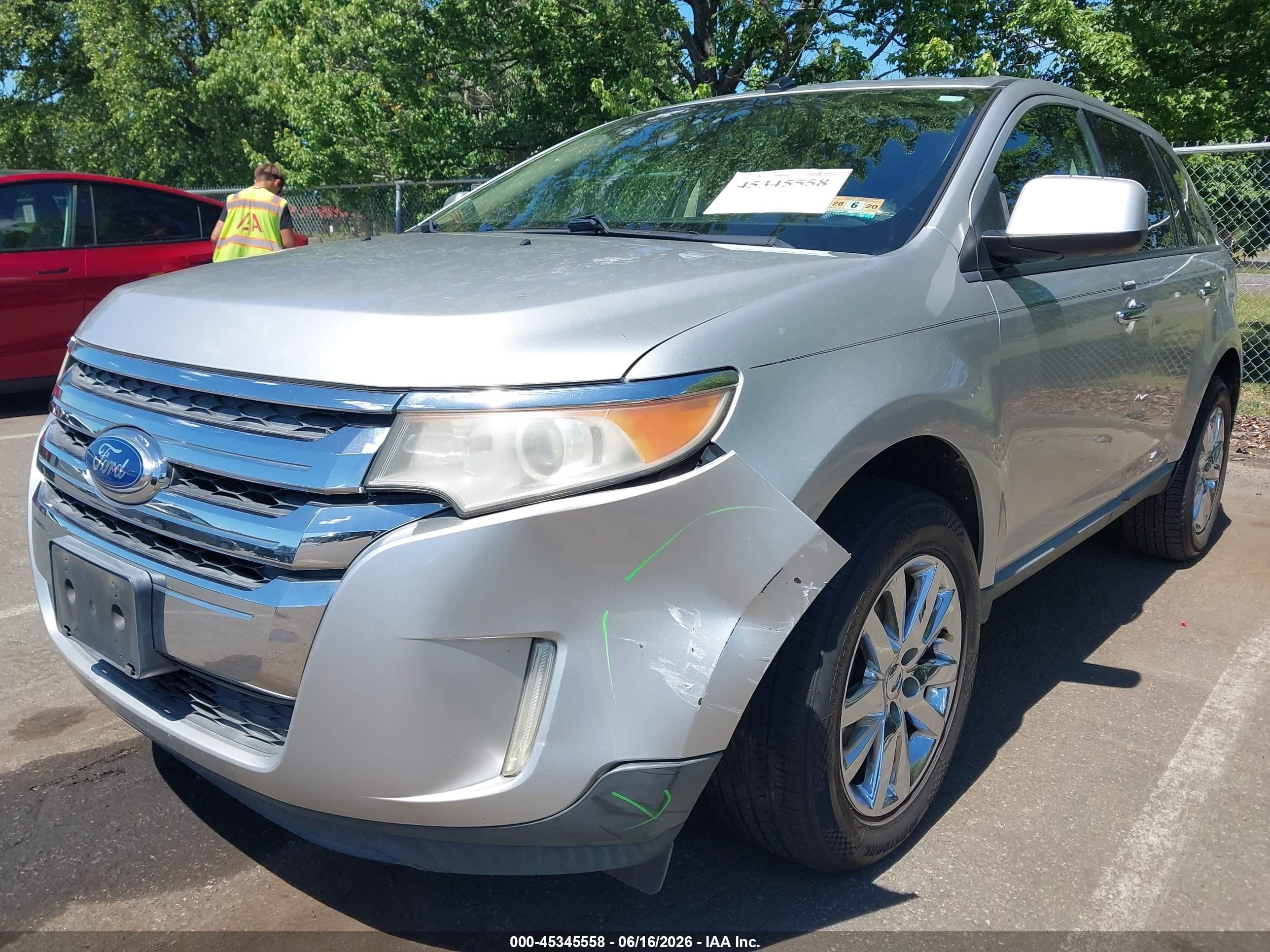 2011 Ford Edge Sel Silver vin: 2FMDK3JC4BBA63055