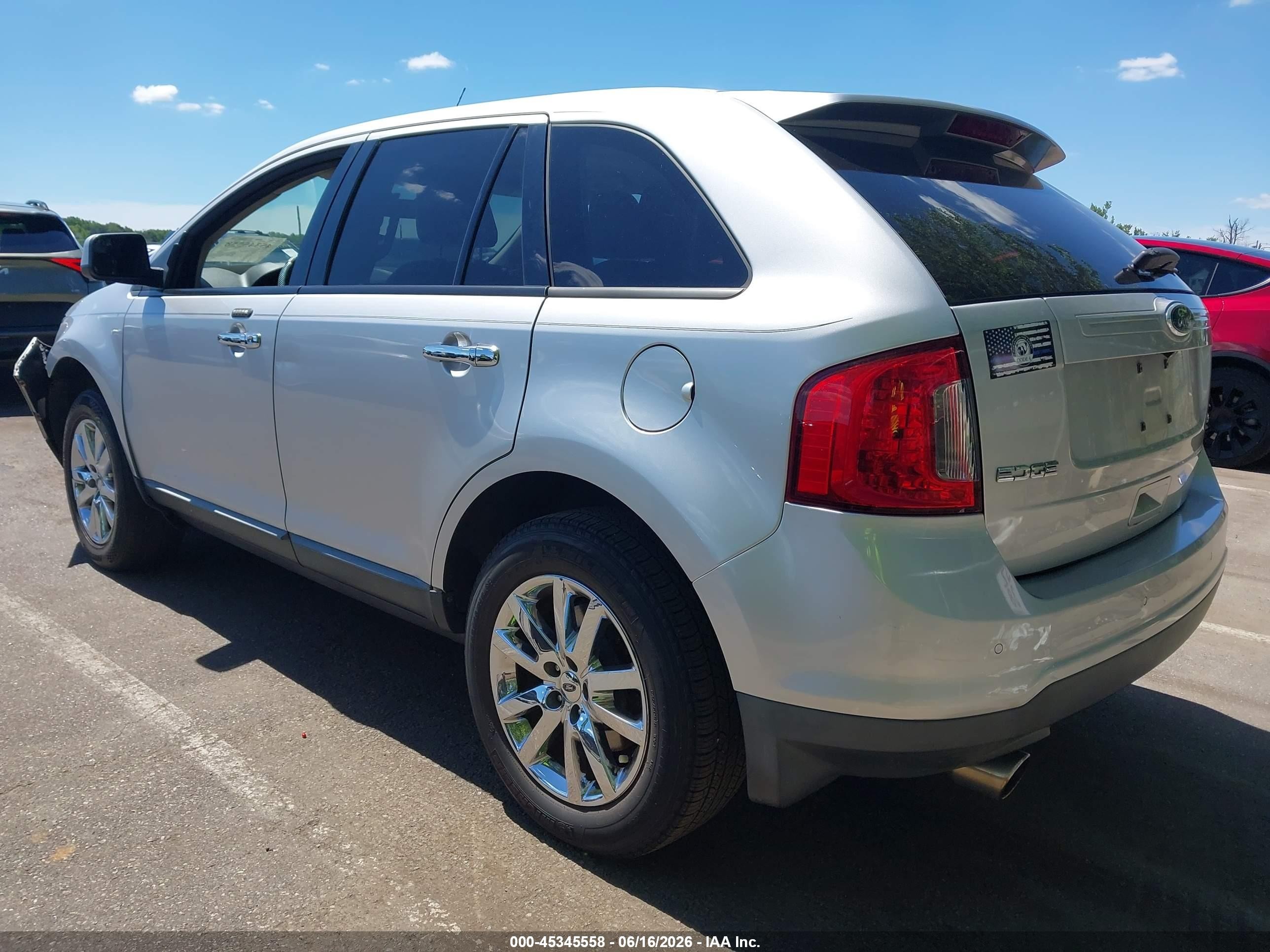 2011 Ford Edge Sel Silver vin: 2FMDK3JC4BBA63055