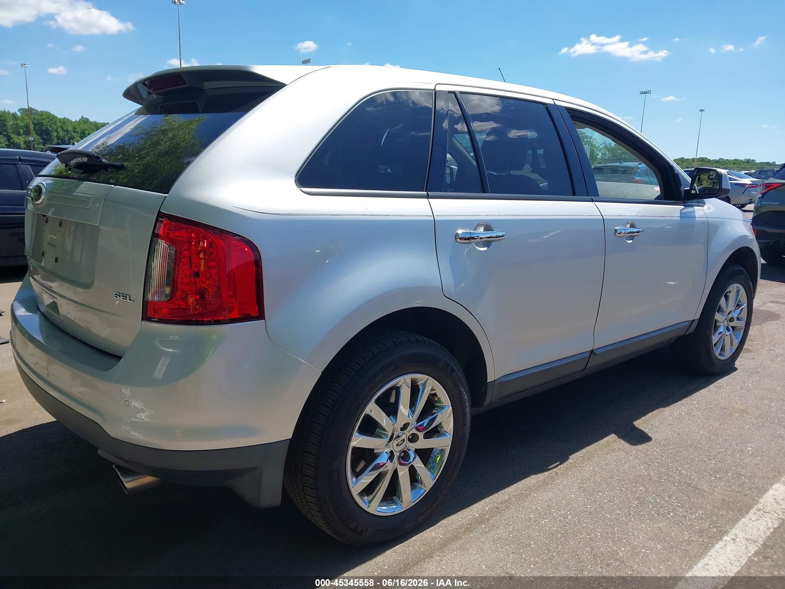 2011 Ford Edge Sel Silver vin: 2FMDK3JC4BBA63055