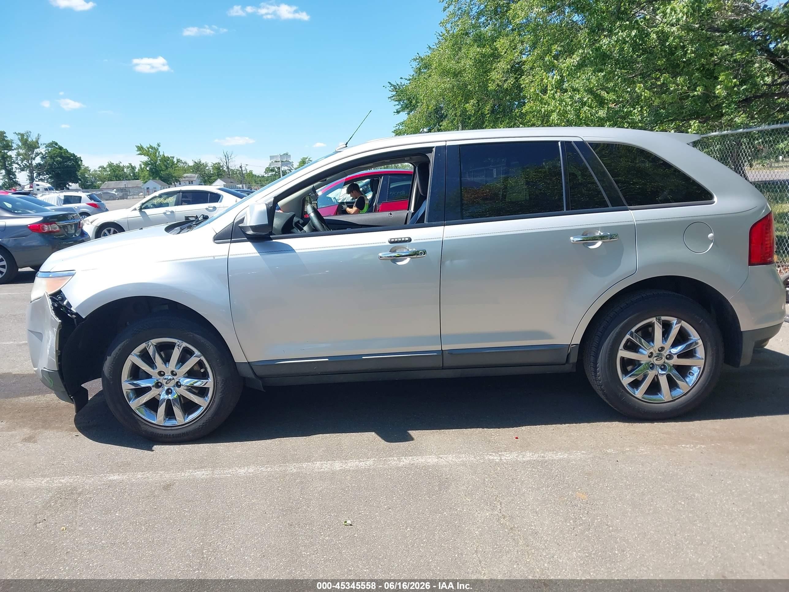 2011 Ford Edge Sel Silver vin: 2FMDK3JC4BBA63055