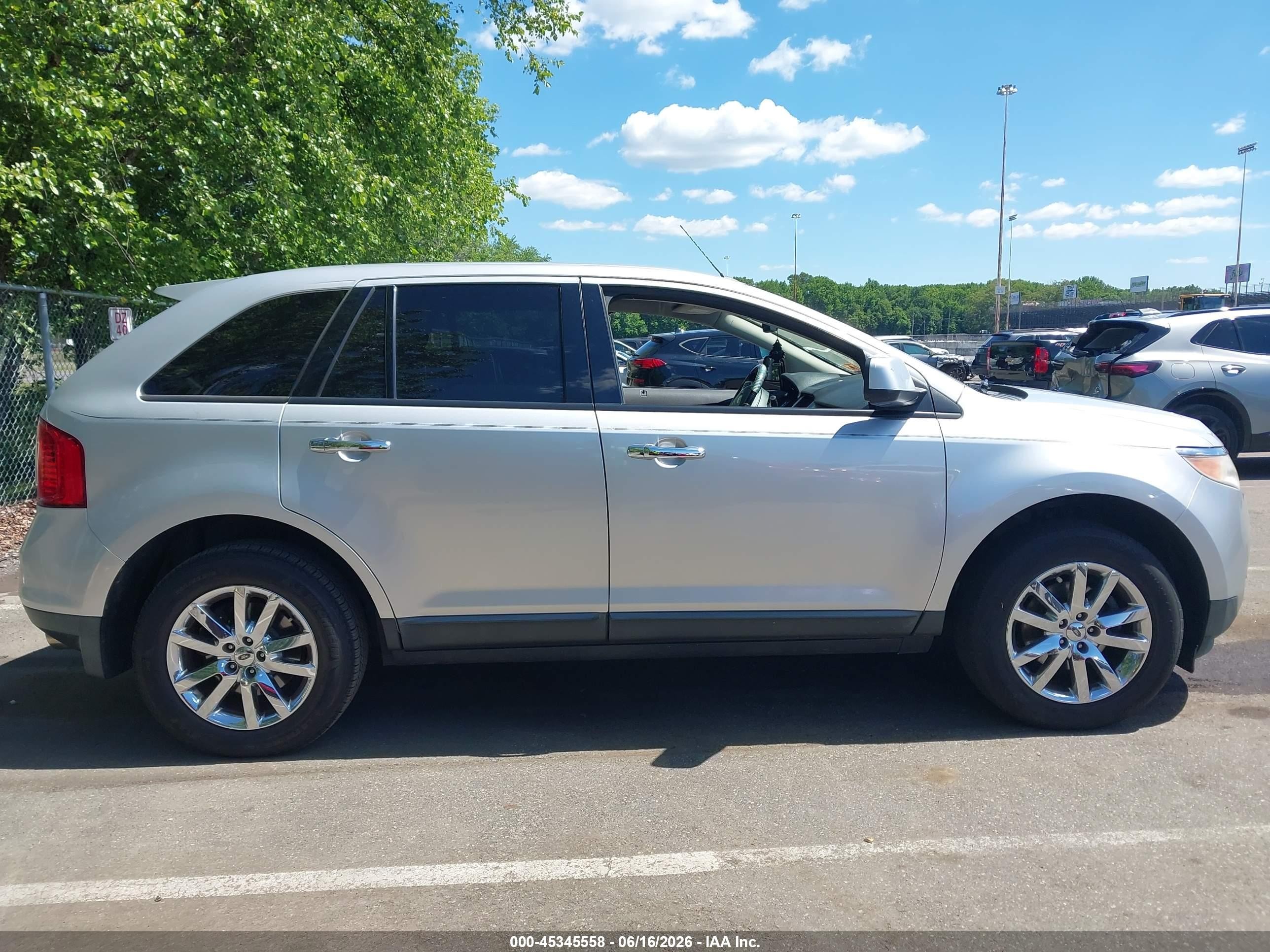 2011 Ford Edge Sel Silver vin: 2FMDK3JC4BBA63055