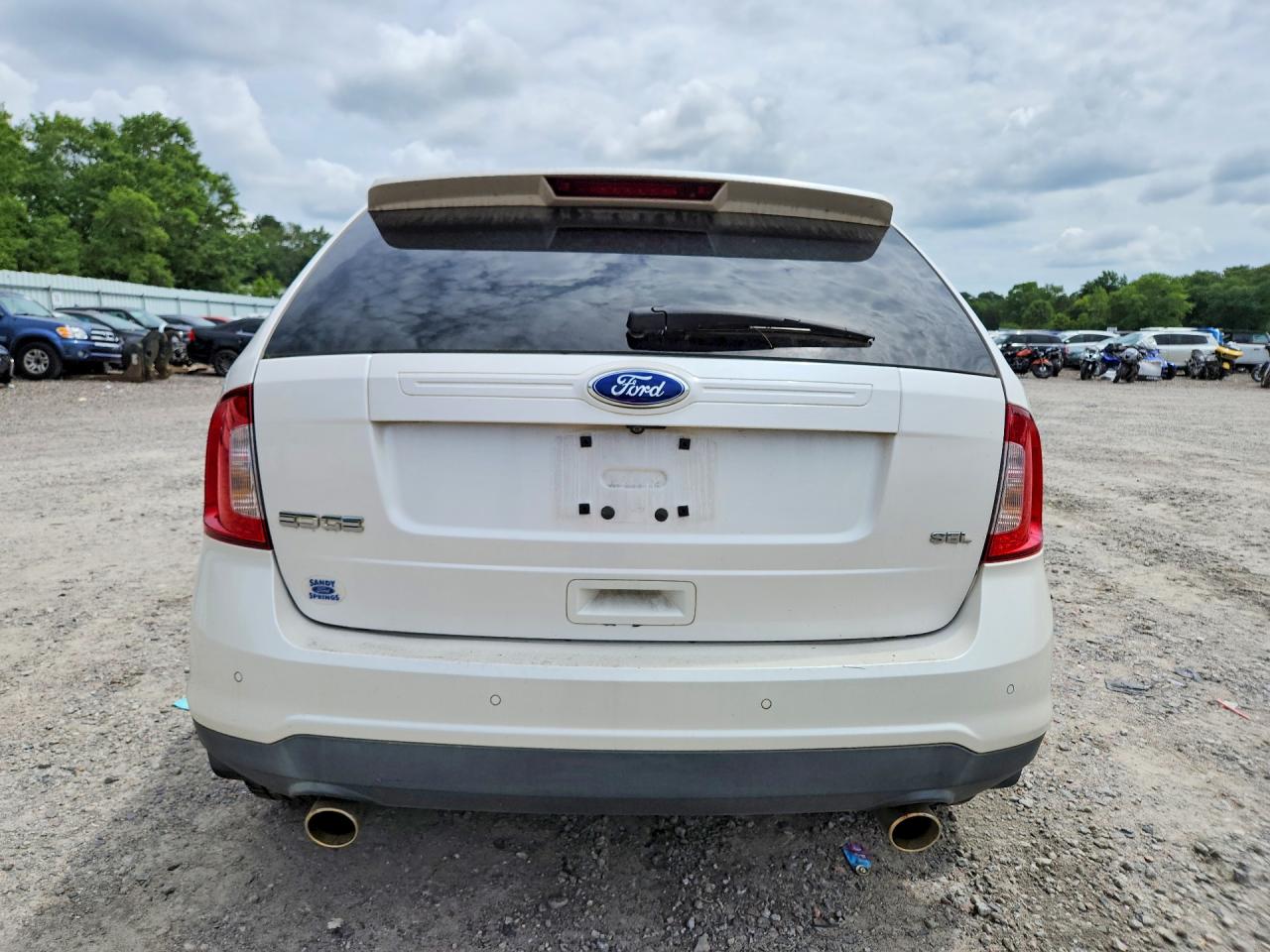 2011 Ford Edge Sel White vin: 2FMDK3JC4BBB12996