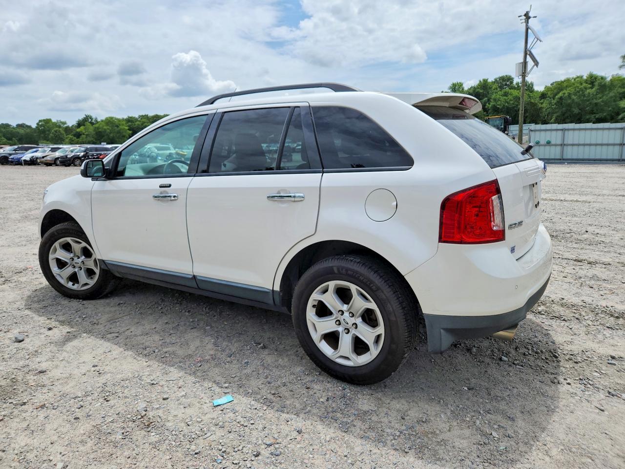 2011 Ford Edge Sel White vin: 2FMDK3JC4BBB12996