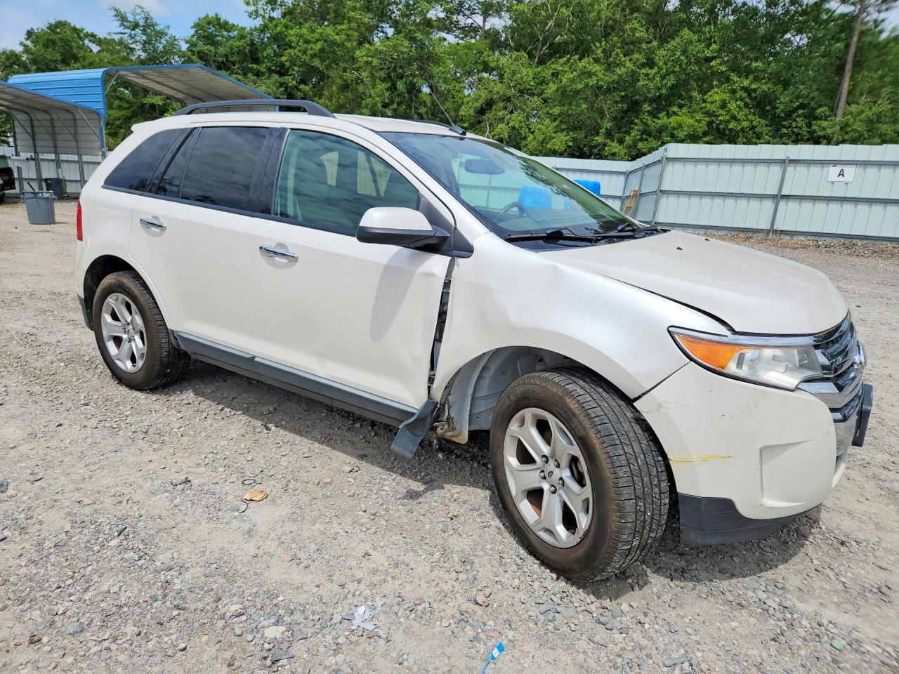 2011 Ford Edge Sel White vin: 2FMDK3JC4BBB12996