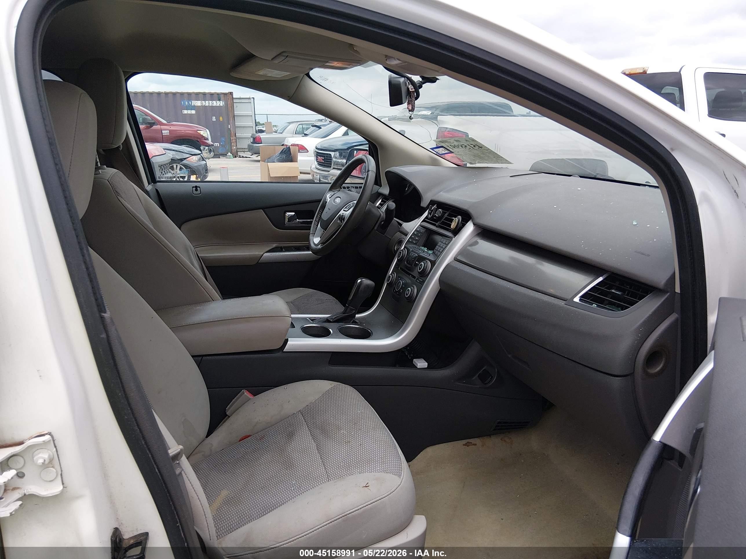 2011 Ford Edge Sel White vin: 2FMDK3JC4BBB28261