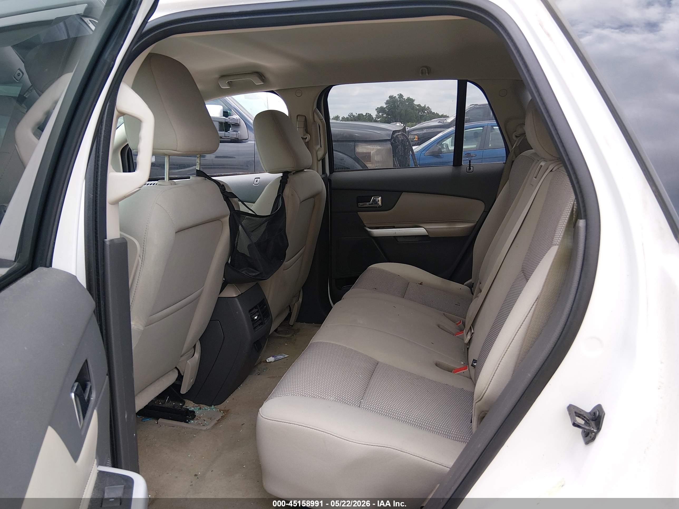 2011 Ford Edge Sel White vin: 2FMDK3JC4BBB28261