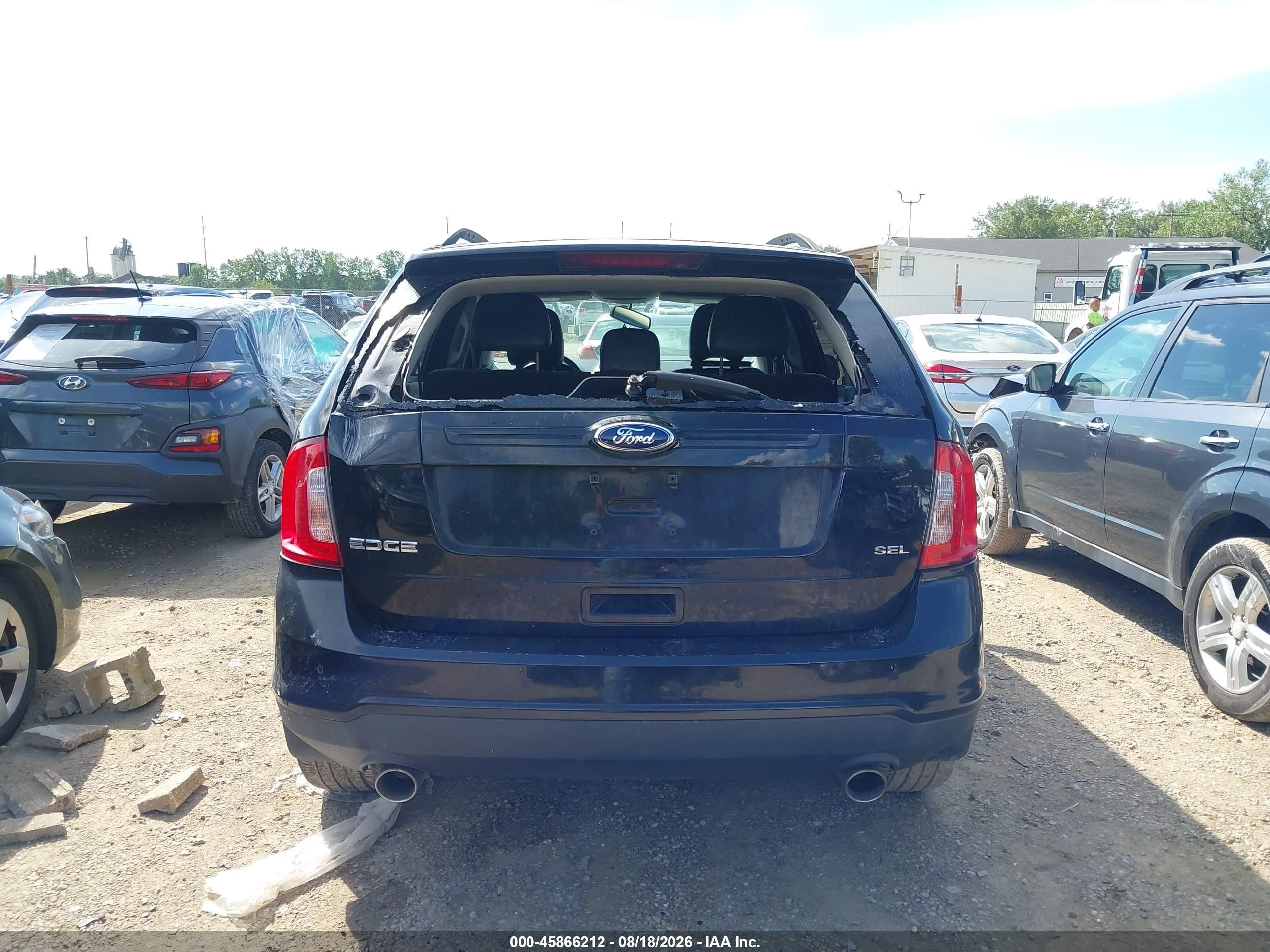 2011 Ford Edge Sel Black vin: 2FMDK3JC4BBB51216