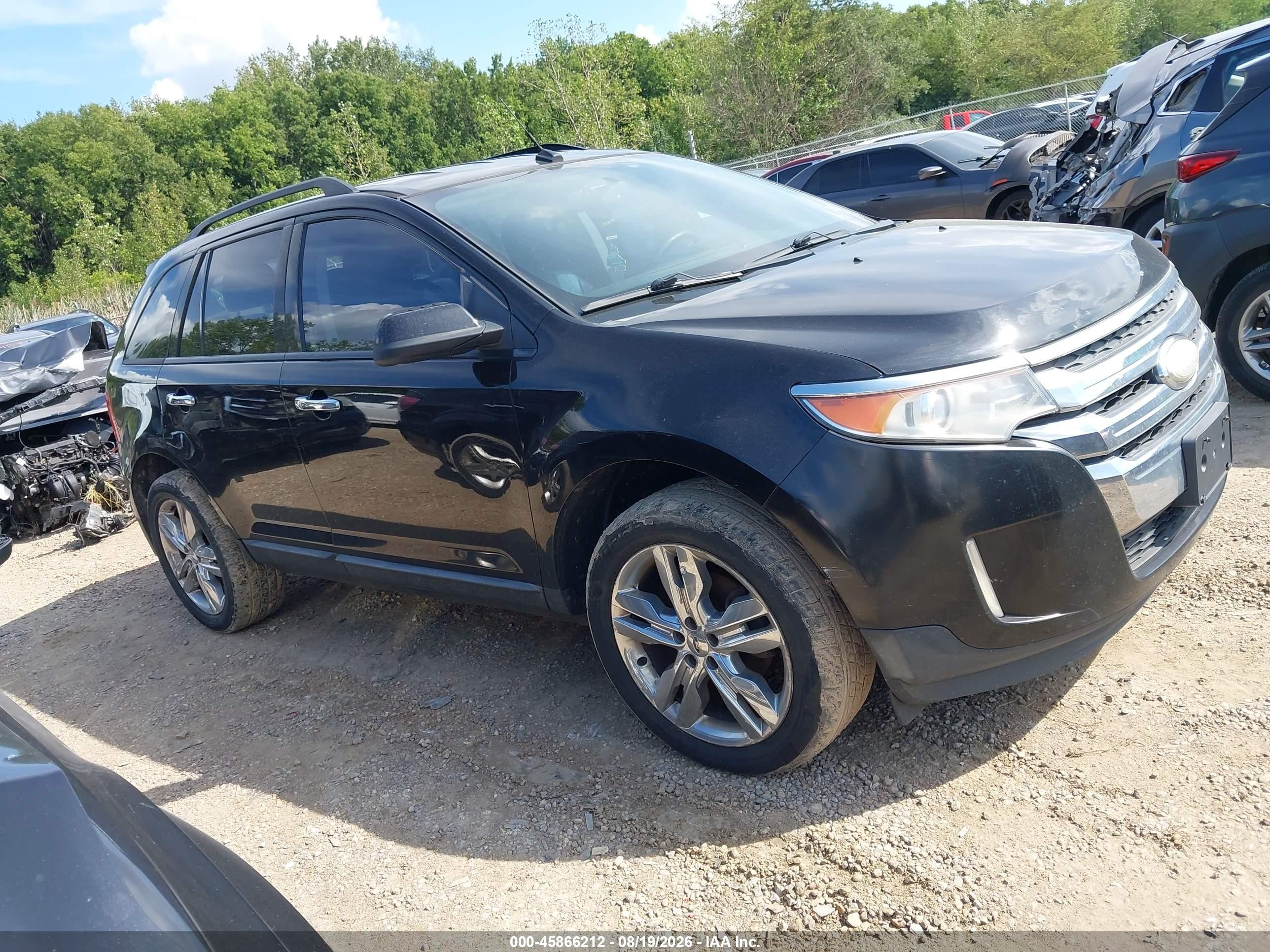 2011 Ford Edge Sel Black vin: 2FMDK3JC4BBB51216