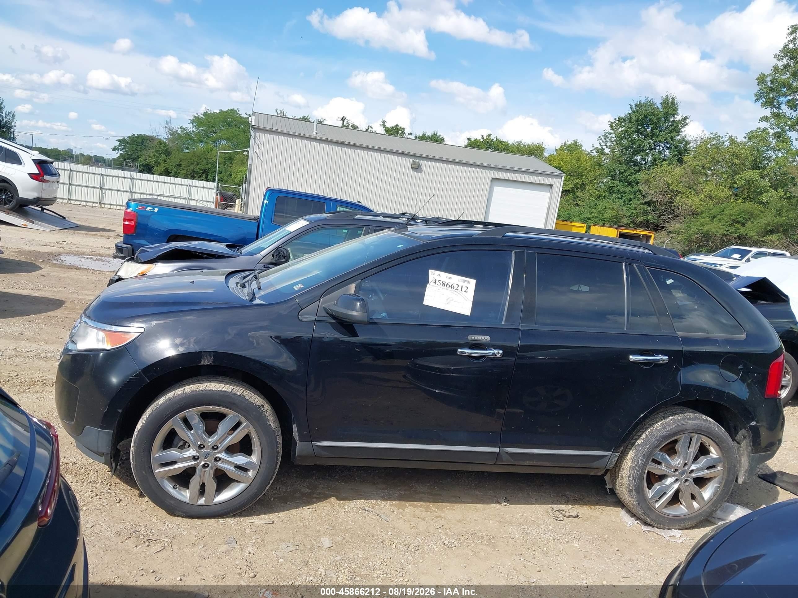 2011 Ford Edge Sel Black vin: 2FMDK3JC4BBB51216