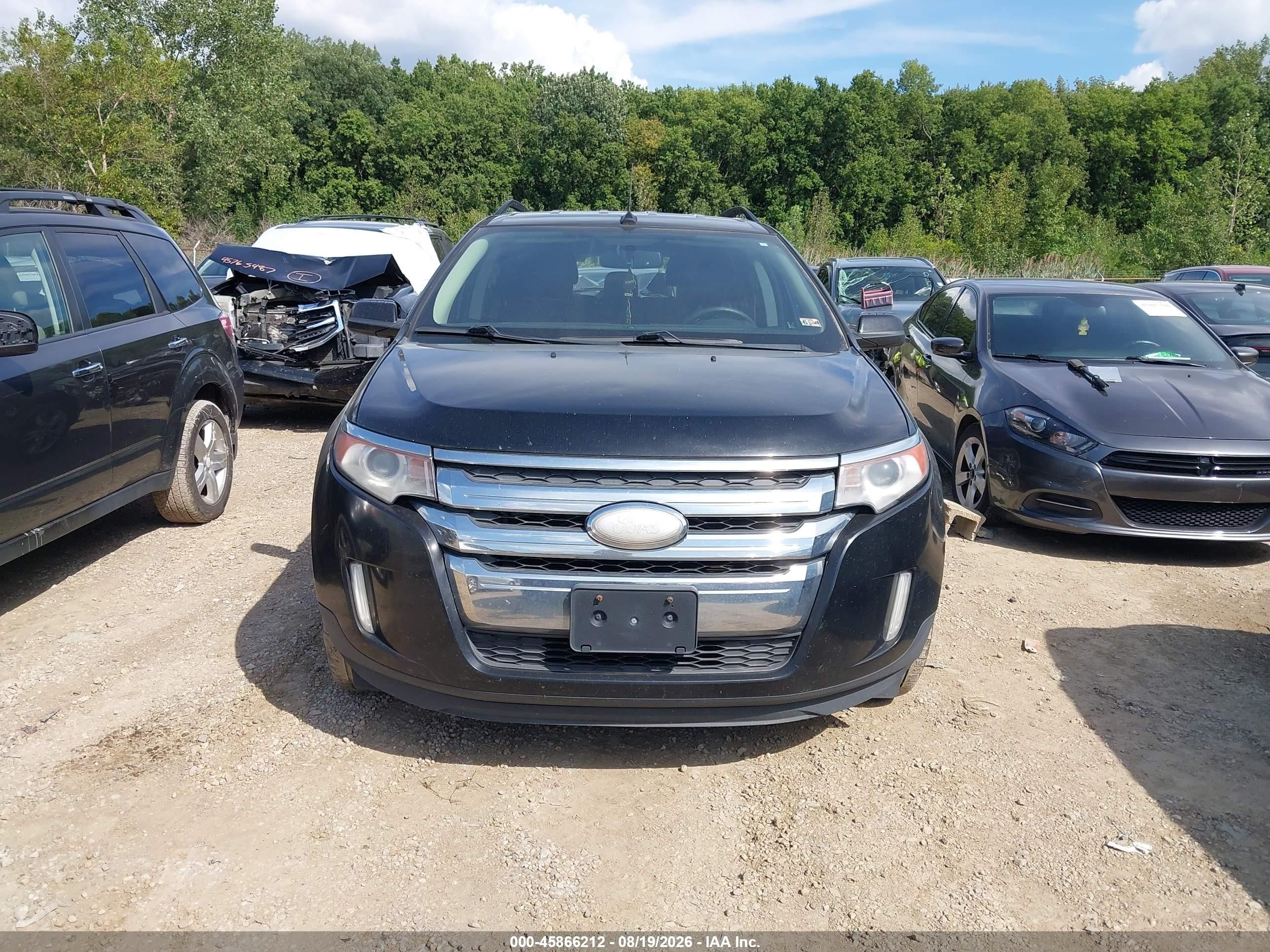 2011 Ford Edge Sel Black vin: 2FMDK3JC4BBB51216