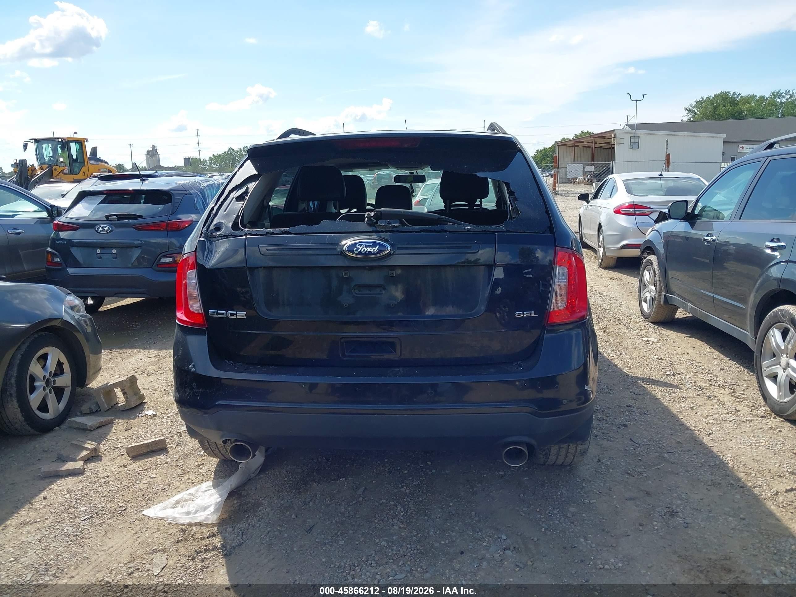 2011 Ford Edge Sel Black vin: 2FMDK3JC4BBB51216
