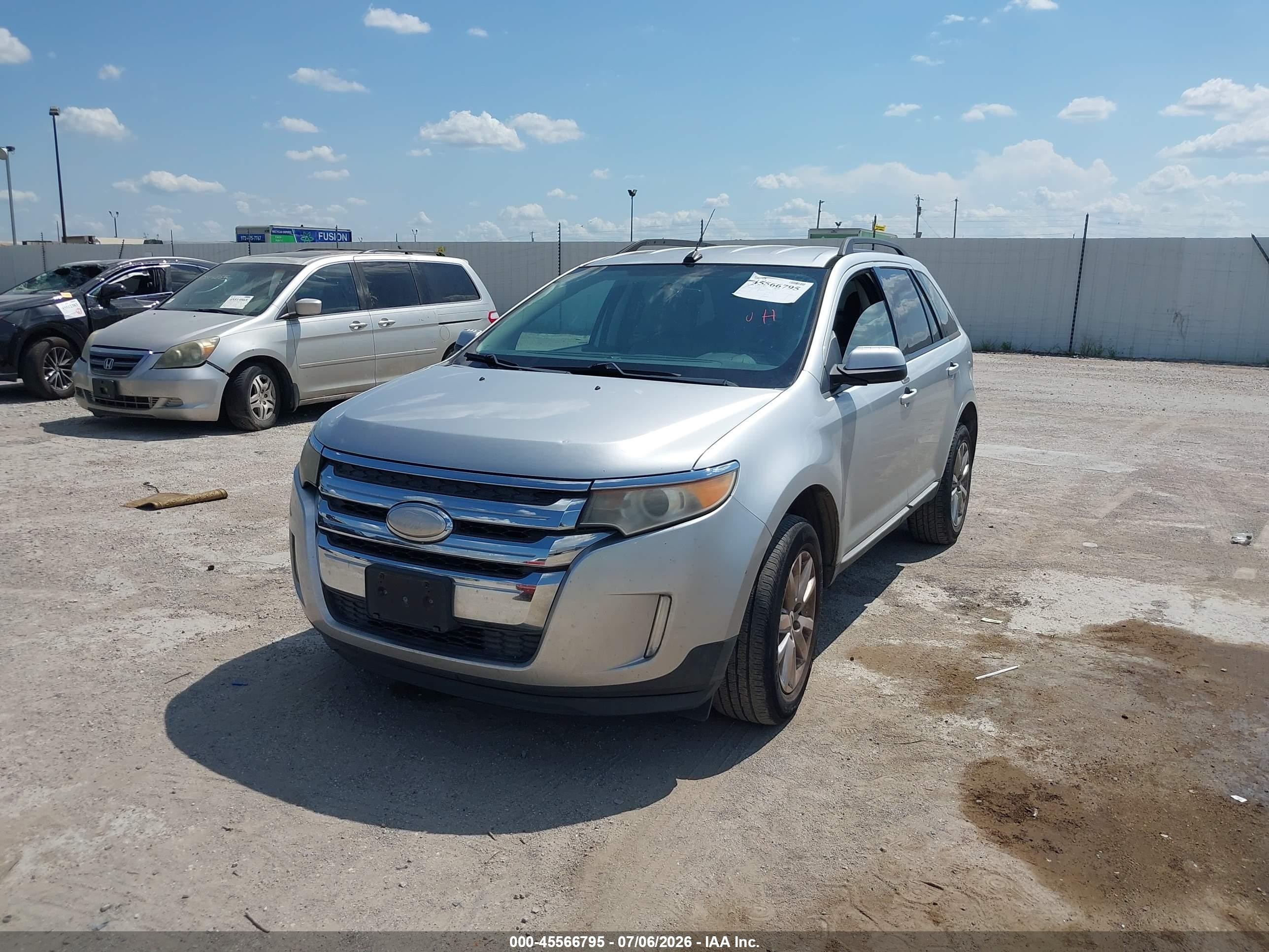 2012 Ford Edge Sel Silver vin: 2FMDK3JC4CBA01933