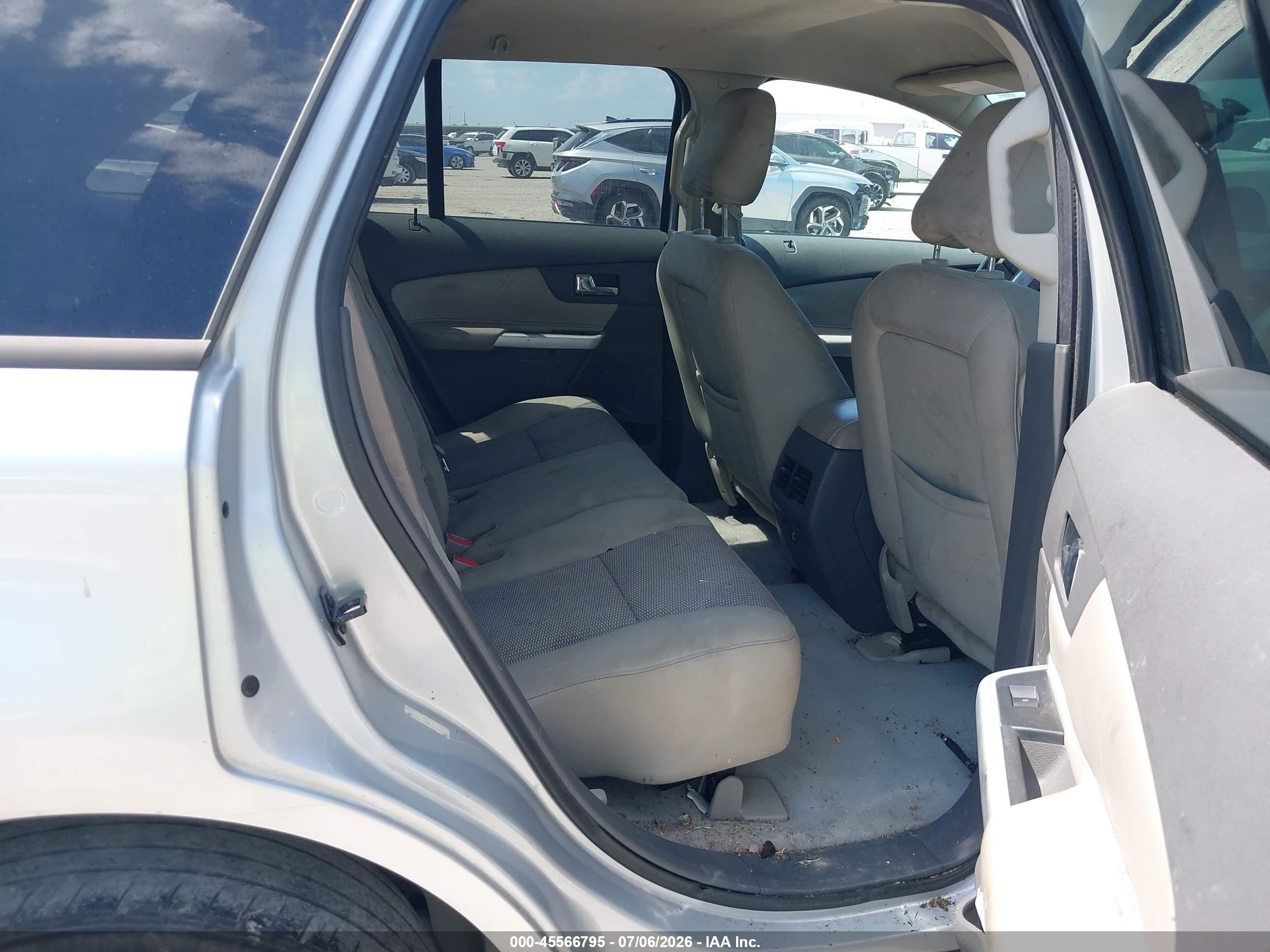 2012 Ford Edge Sel Silver vin: 2FMDK3JC4CBA01933
