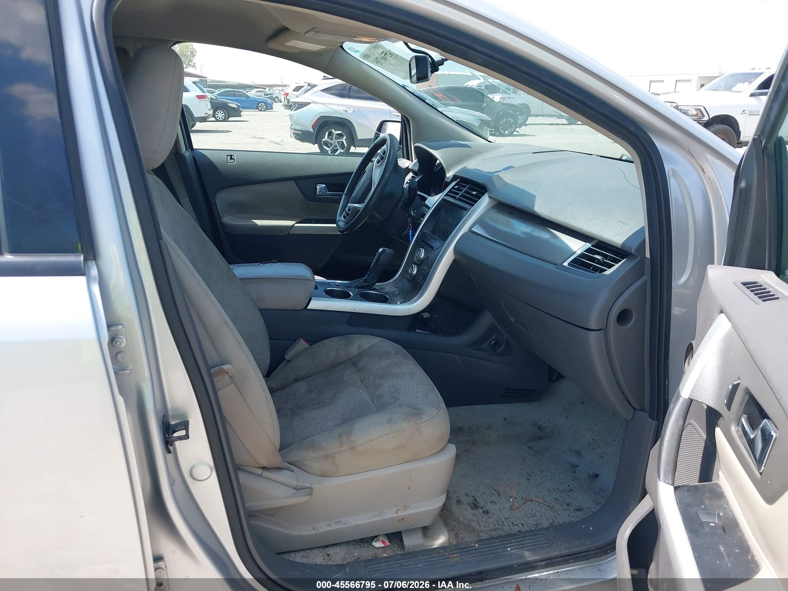 2012 Ford Edge Sel Silver vin: 2FMDK3JC4CBA01933