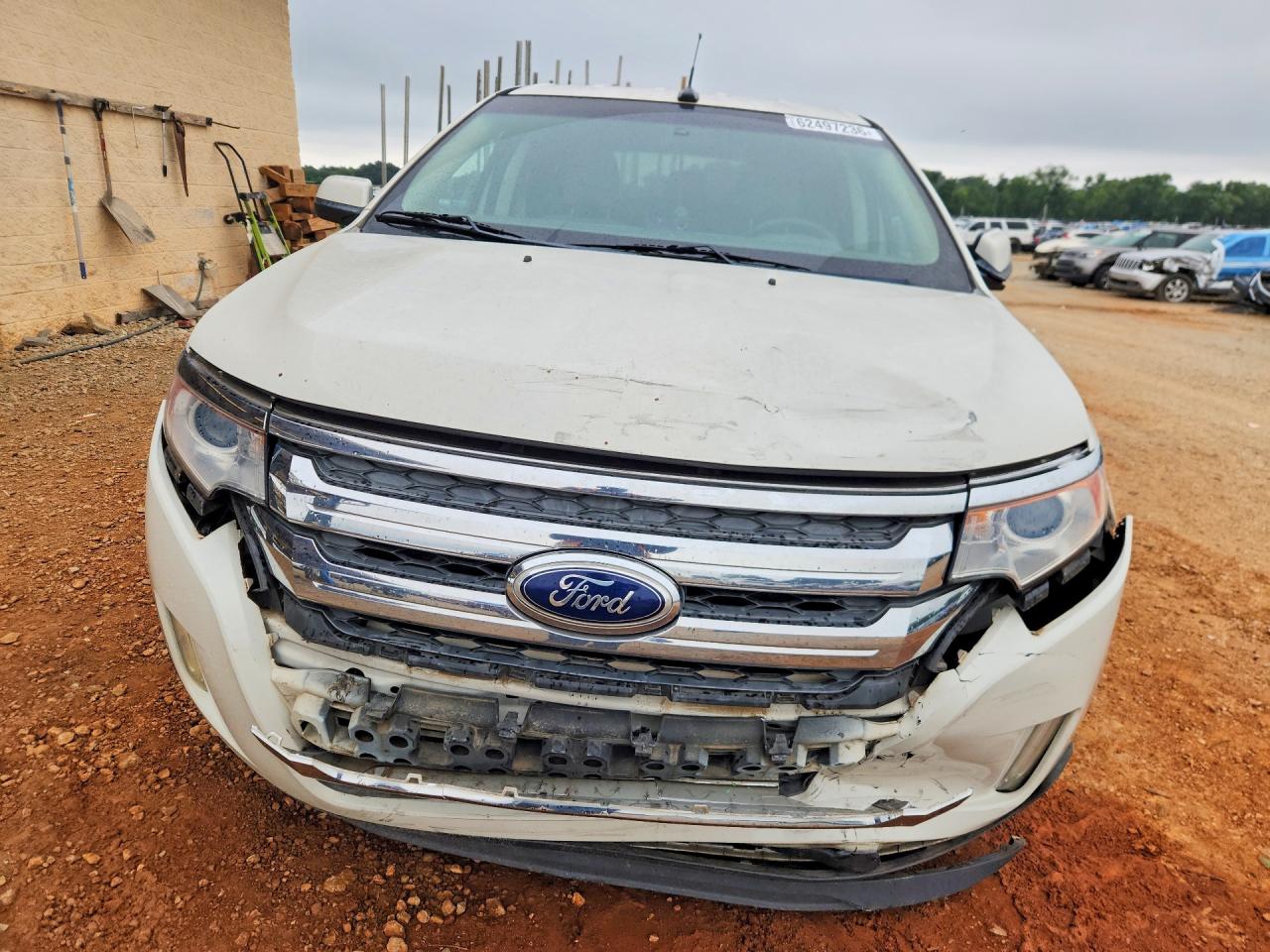 2012 Ford Edge Sel White vin: 2FMDK3JC4CBA04900