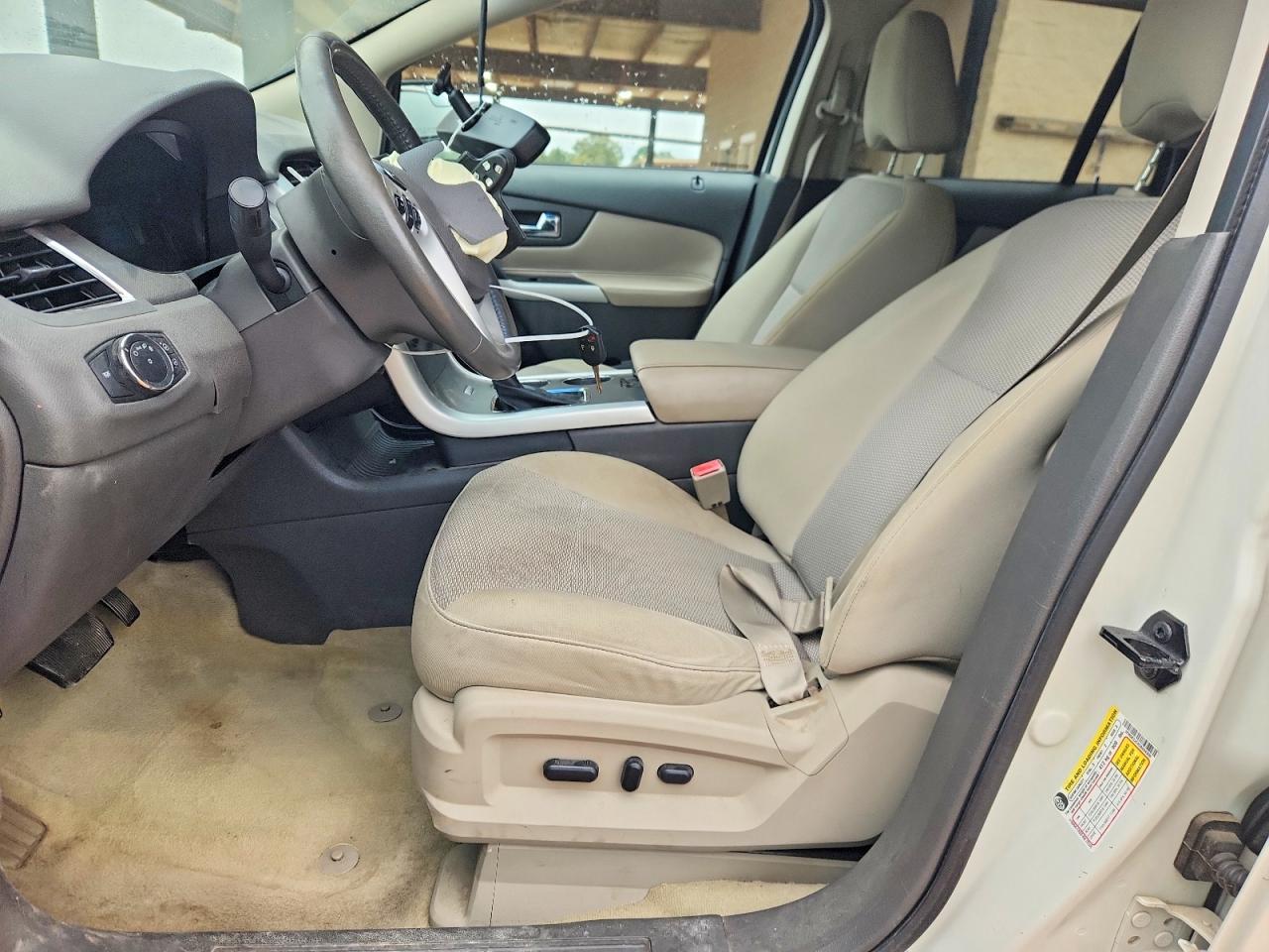 2012 Ford Edge Sel White vin: 2FMDK3JC4CBA04900