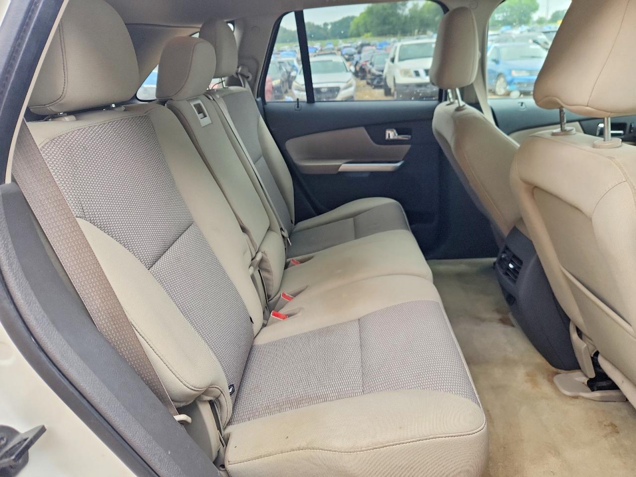 2012 Ford Edge Sel White vin: 2FMDK3JC4CBA04900