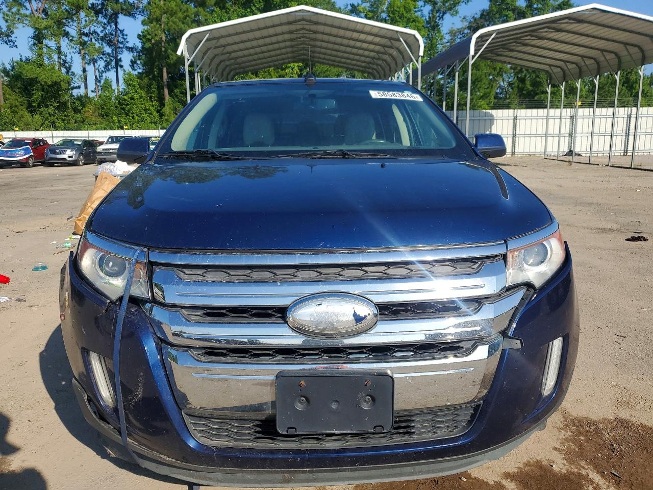 2012 Ford Edge Sel Blue vin: 2FMDK3JC4CBA29828