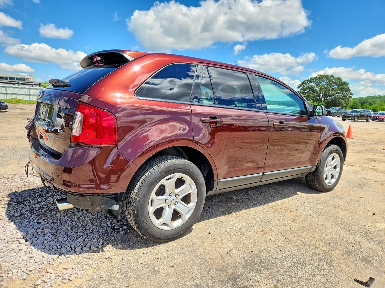 2012 Ford Edge Sel Brown vin: 2FMDK3JC4CBA44877