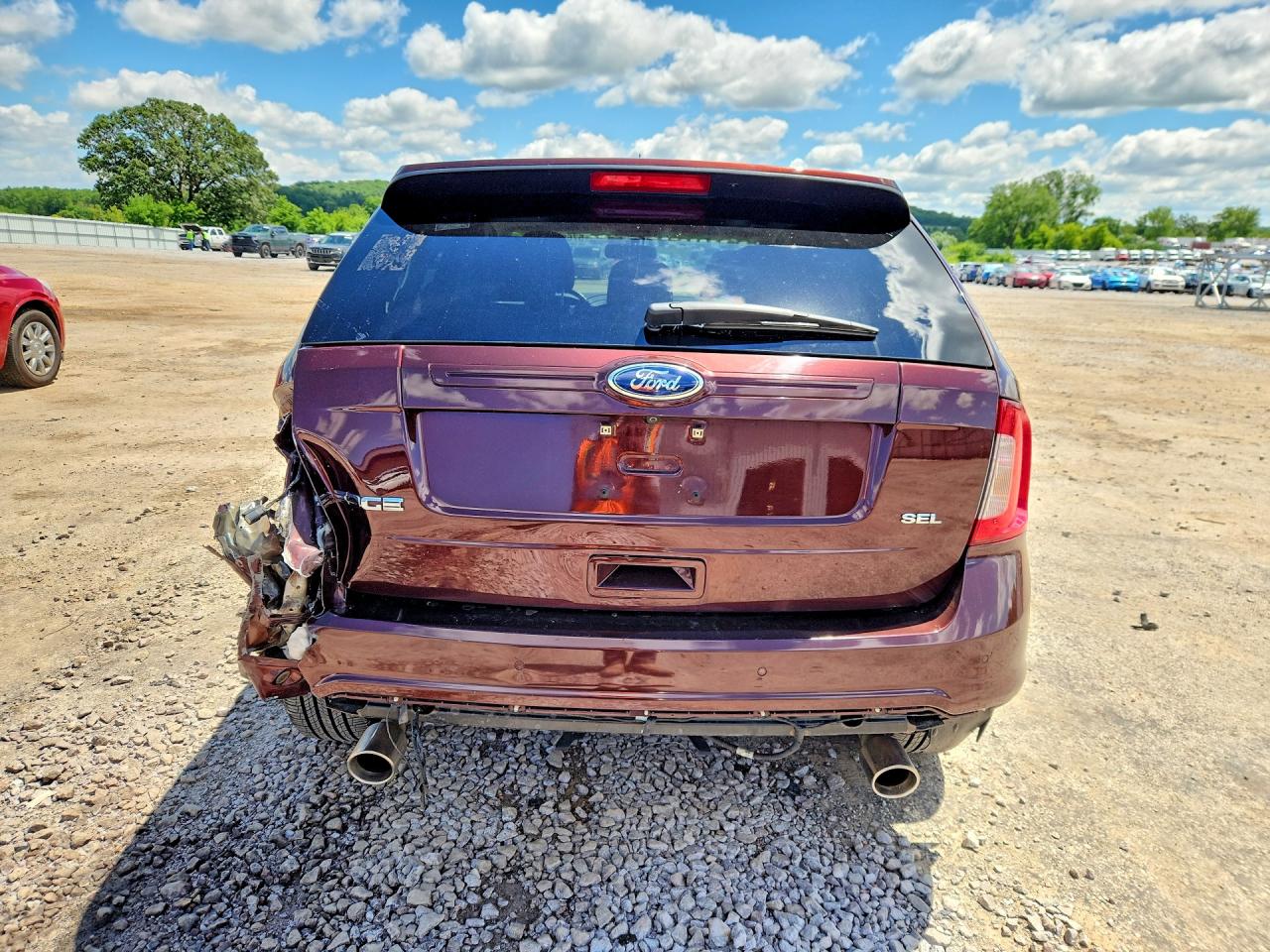 2012 Ford Edge Sel Brown vin: 2FMDK3JC4CBA44877