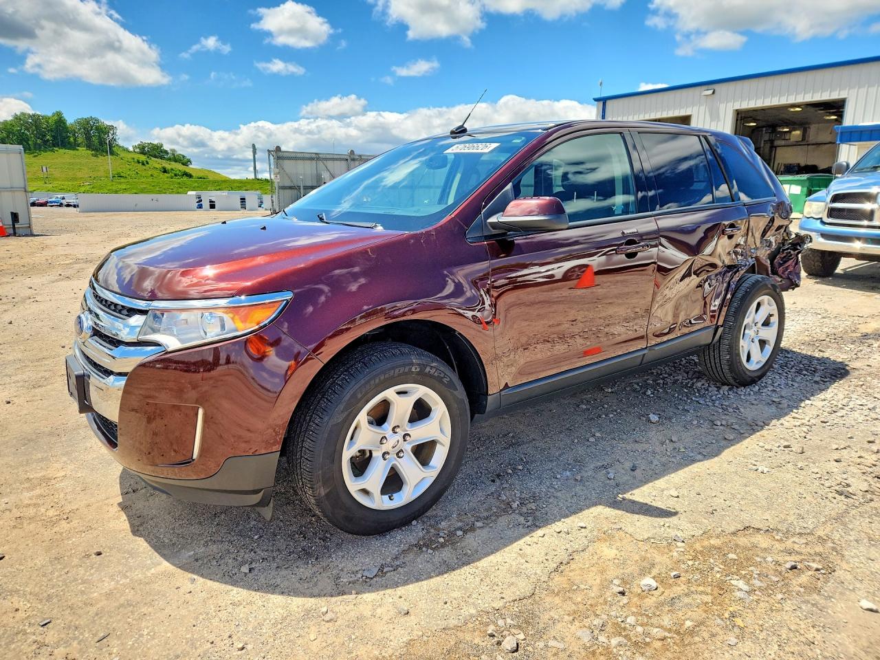 2012 Ford Edge Sel Brown vin: 2FMDK3JC4CBA44877