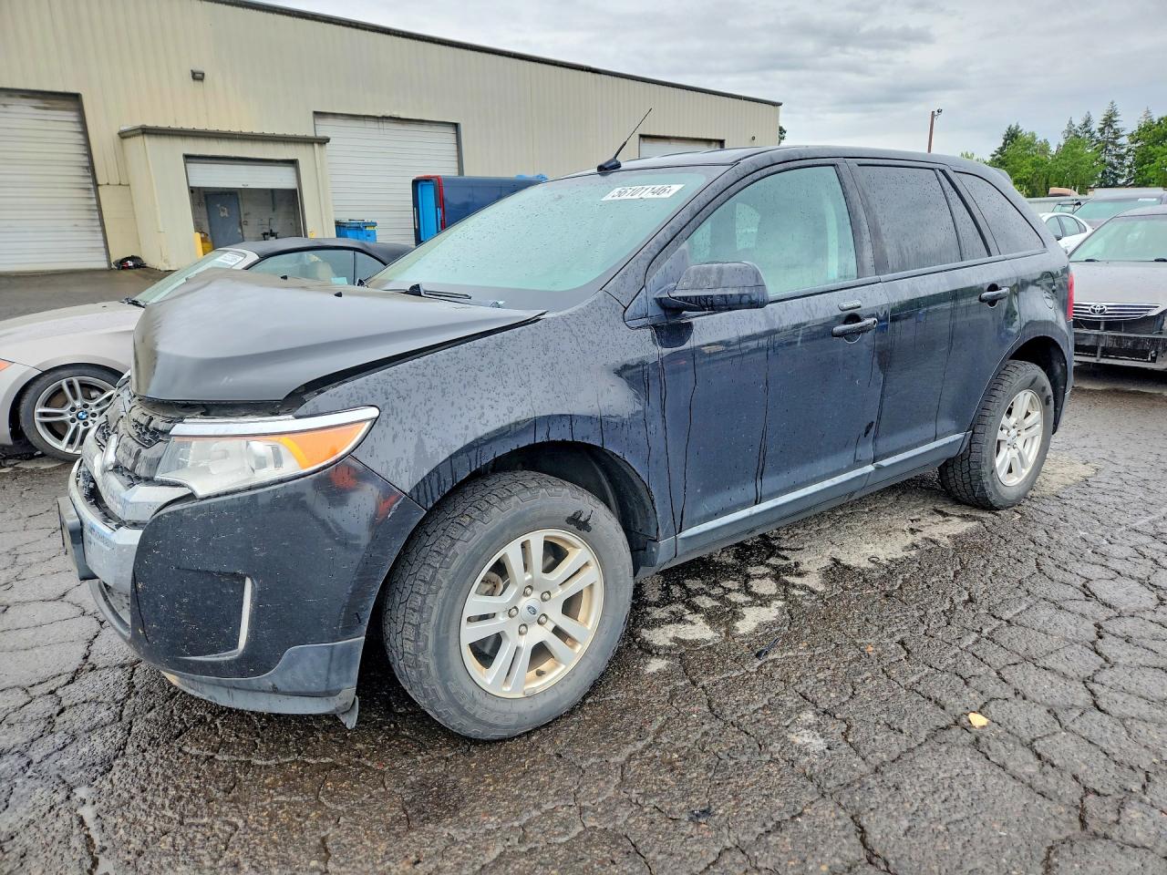 2012 Ford Edge Sel Черный vin: 2FMDK3JC4CBA46273
