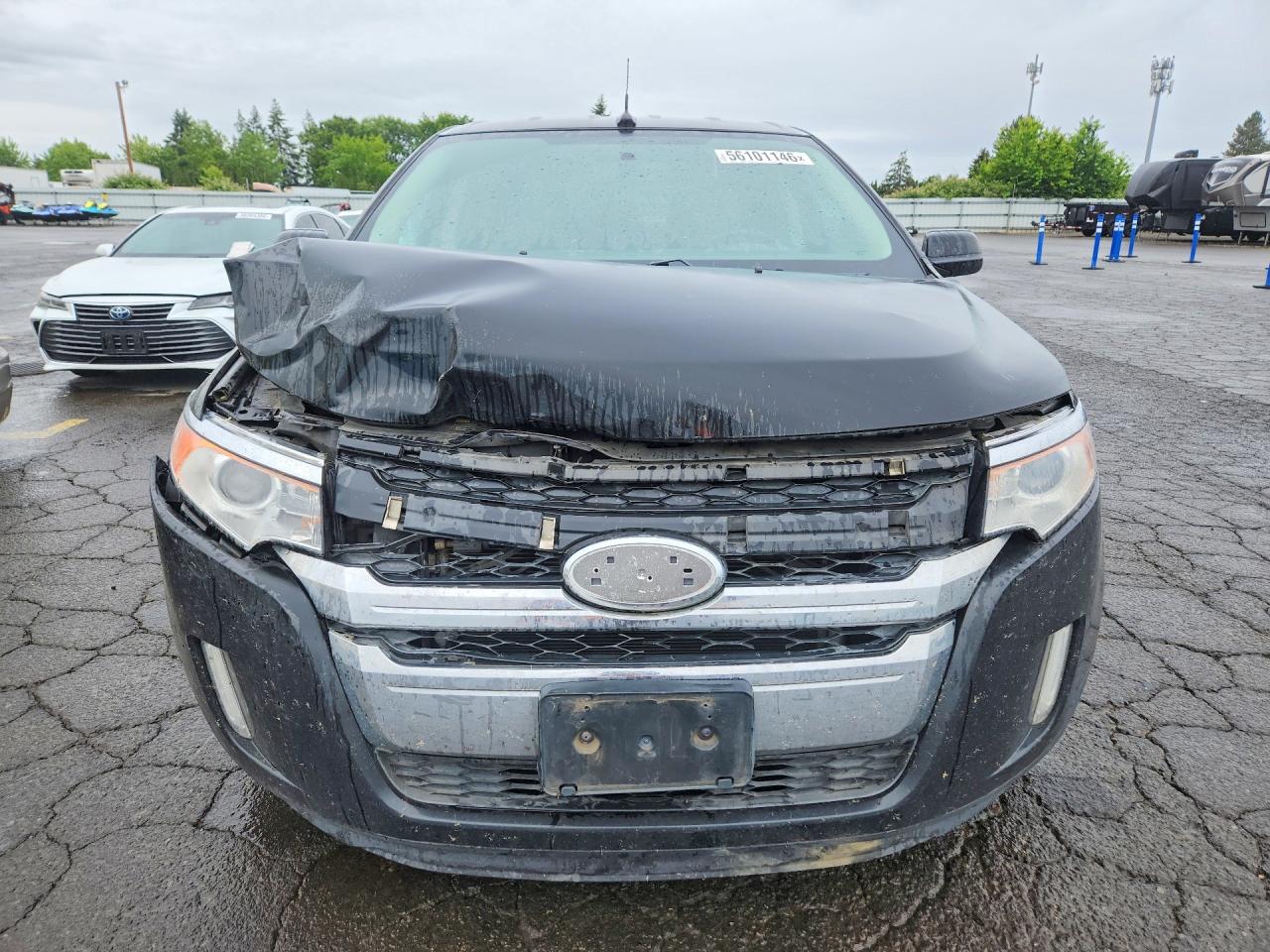 2012 Ford Edge Sel Черный vin: 2FMDK3JC4CBA46273