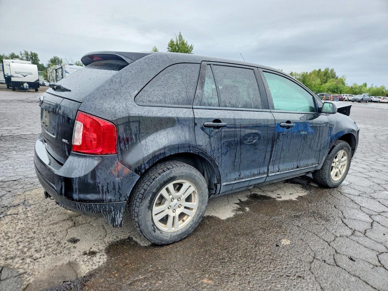 2012 Ford Edge Sel Черный vin: 2FMDK3JC4CBA46273