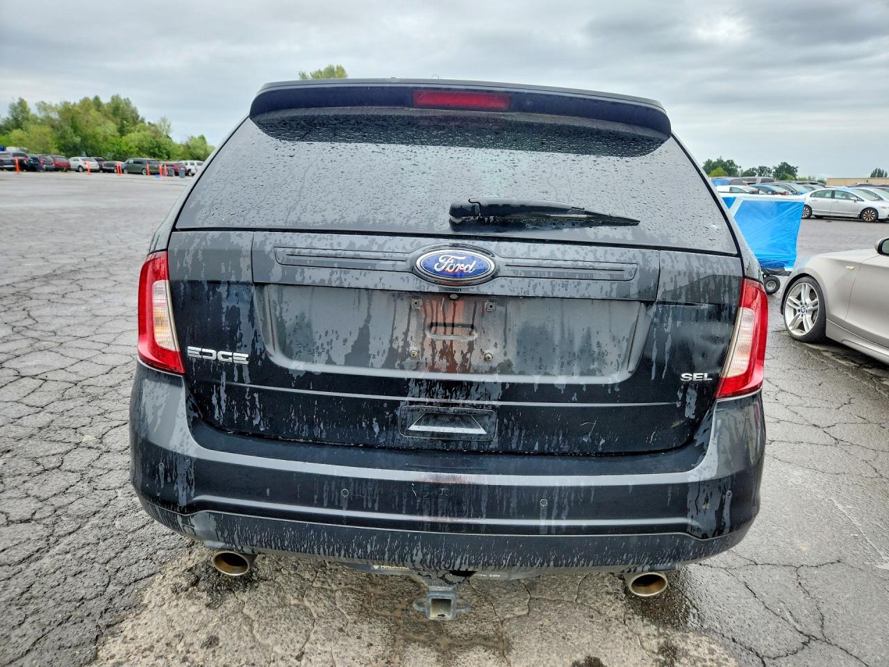 2012 Ford Edge Sel Черный vin: 2FMDK3JC4CBA46273